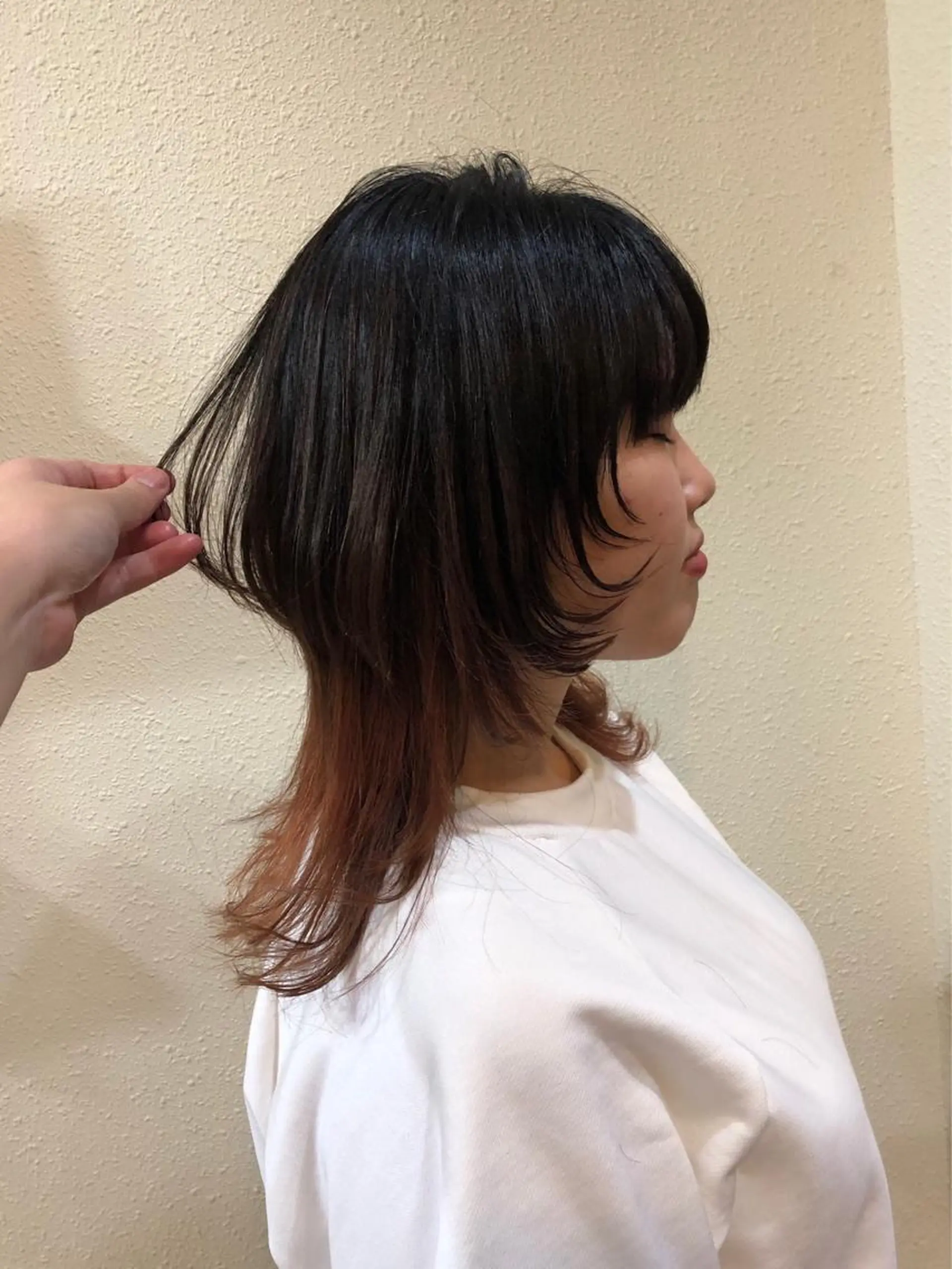 ロング 中川 茜里のヘアスタイル