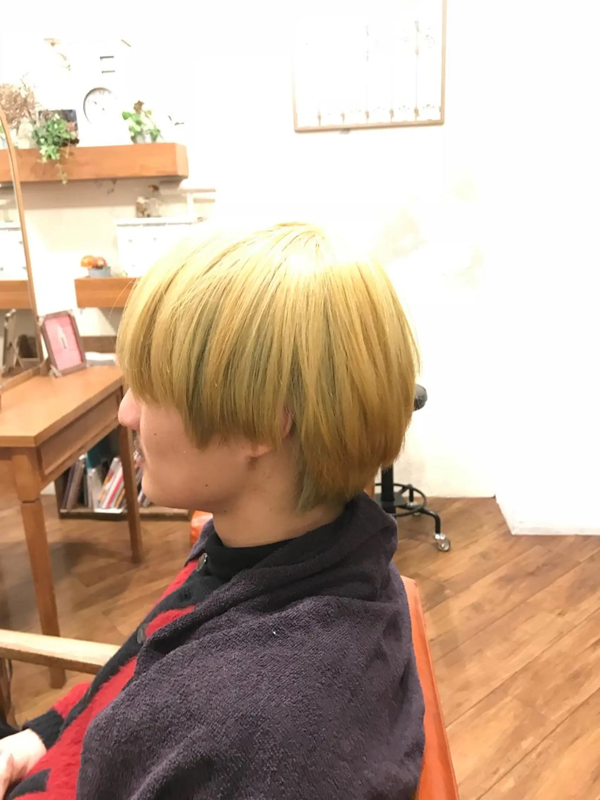 カラー メンズ THREE byKEEPのヘアスタイル