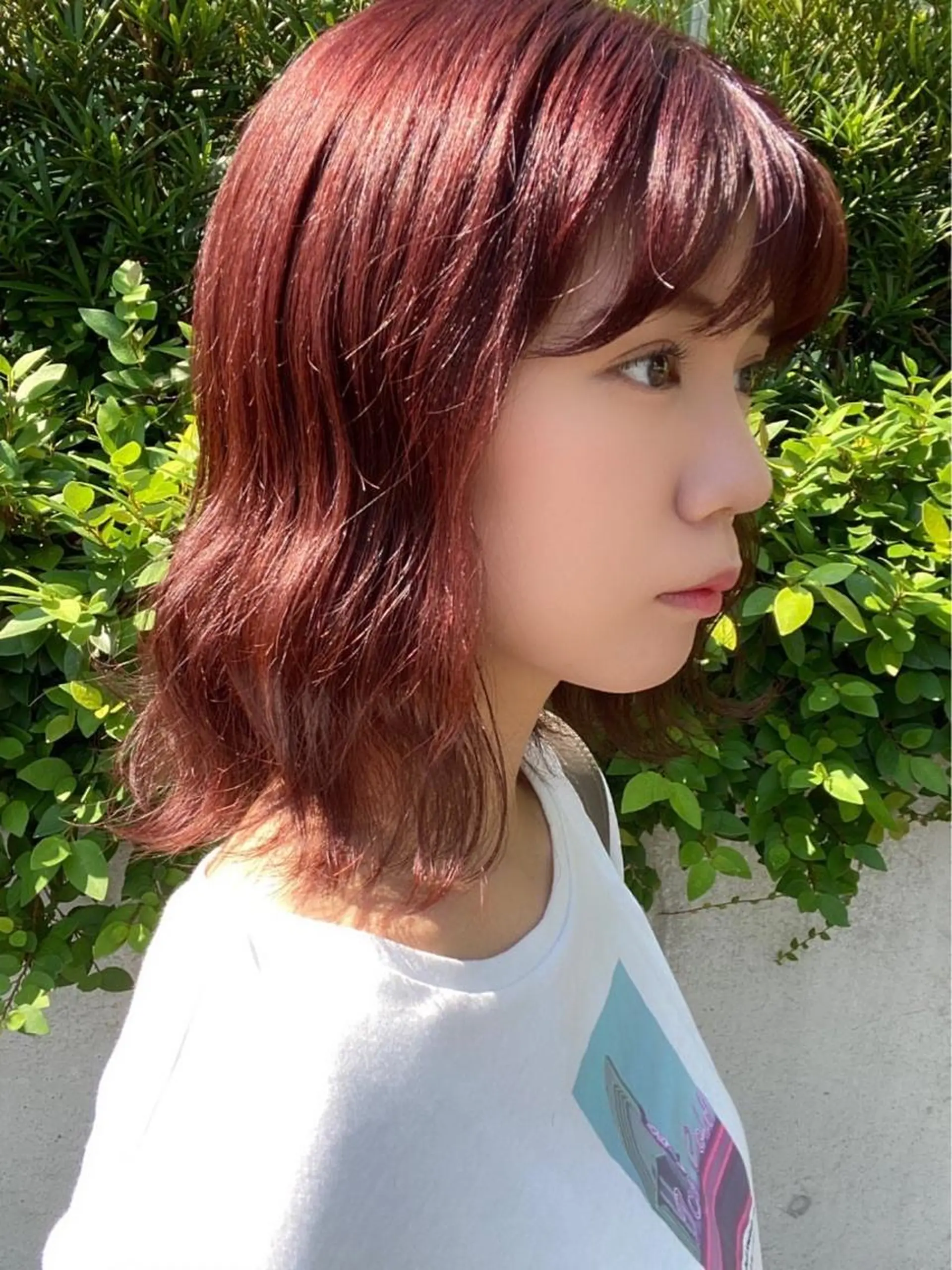 ミディアム カラー ゆう🫧 透明感/ハイトーンのヘアスタイル