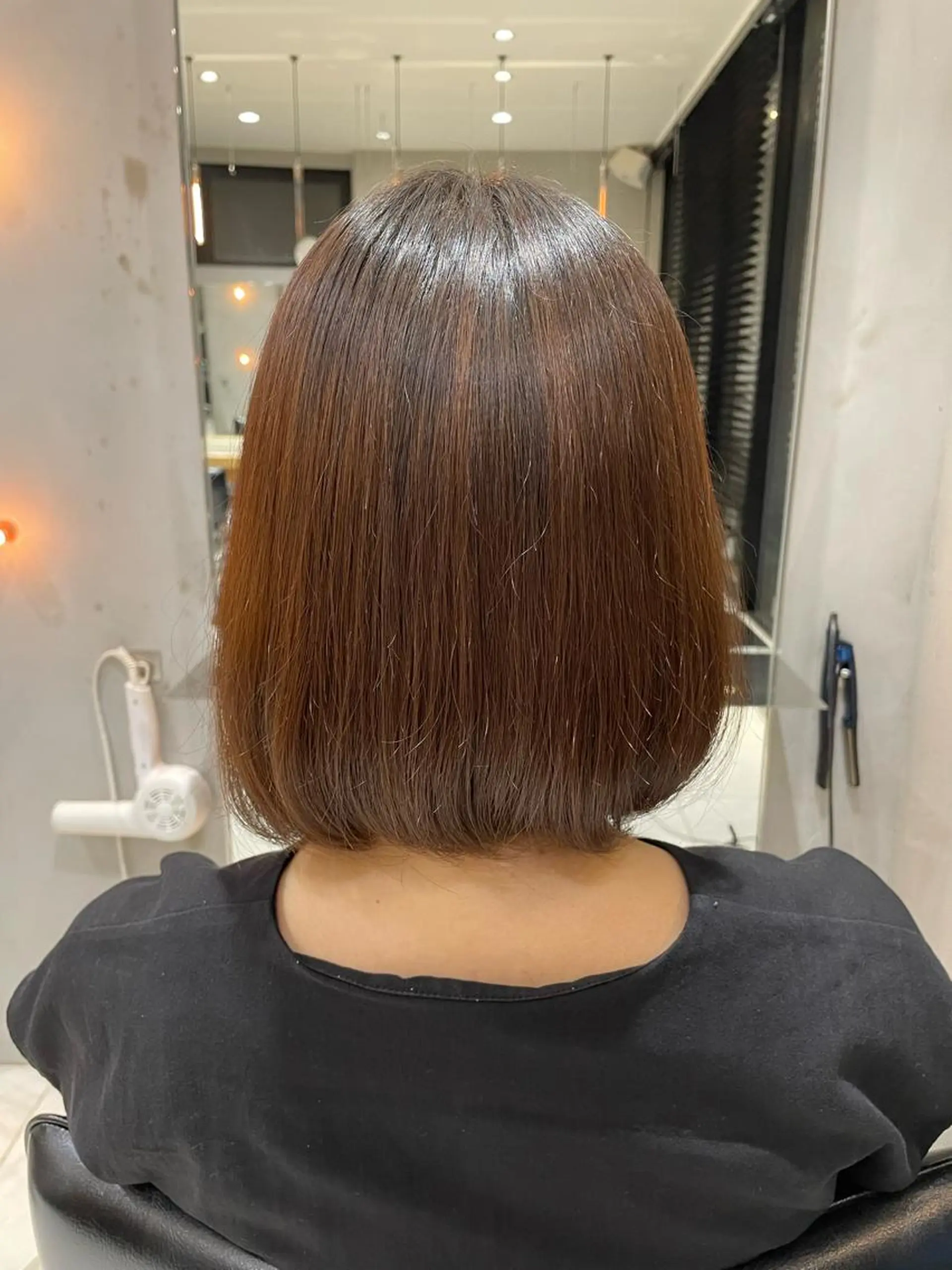 ミディアム パーマ ヘアアレンジ 縮毛矯正 ヘッドスパ ヘアセット 艶髪/レイヤーカット 🐣misakiのヘアスタイル