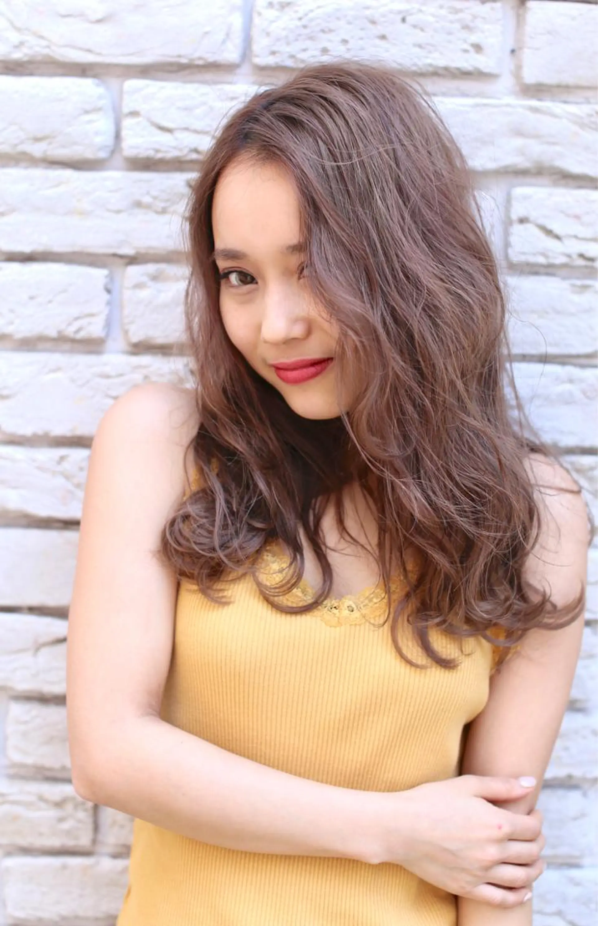 セミロング 永野 亮介のヘアスタイル