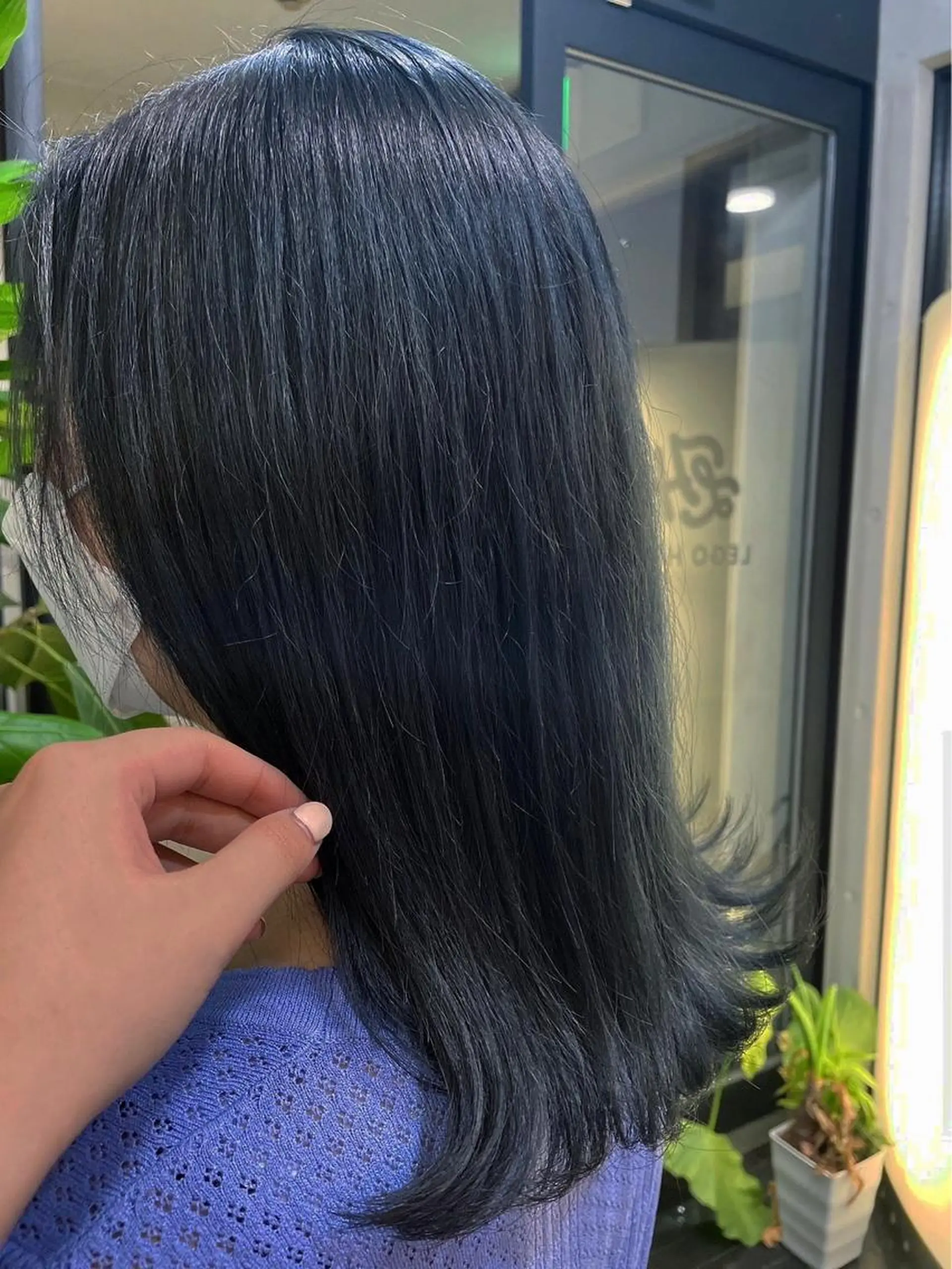 セミロング クスカワ ノリエのヘアスタイル