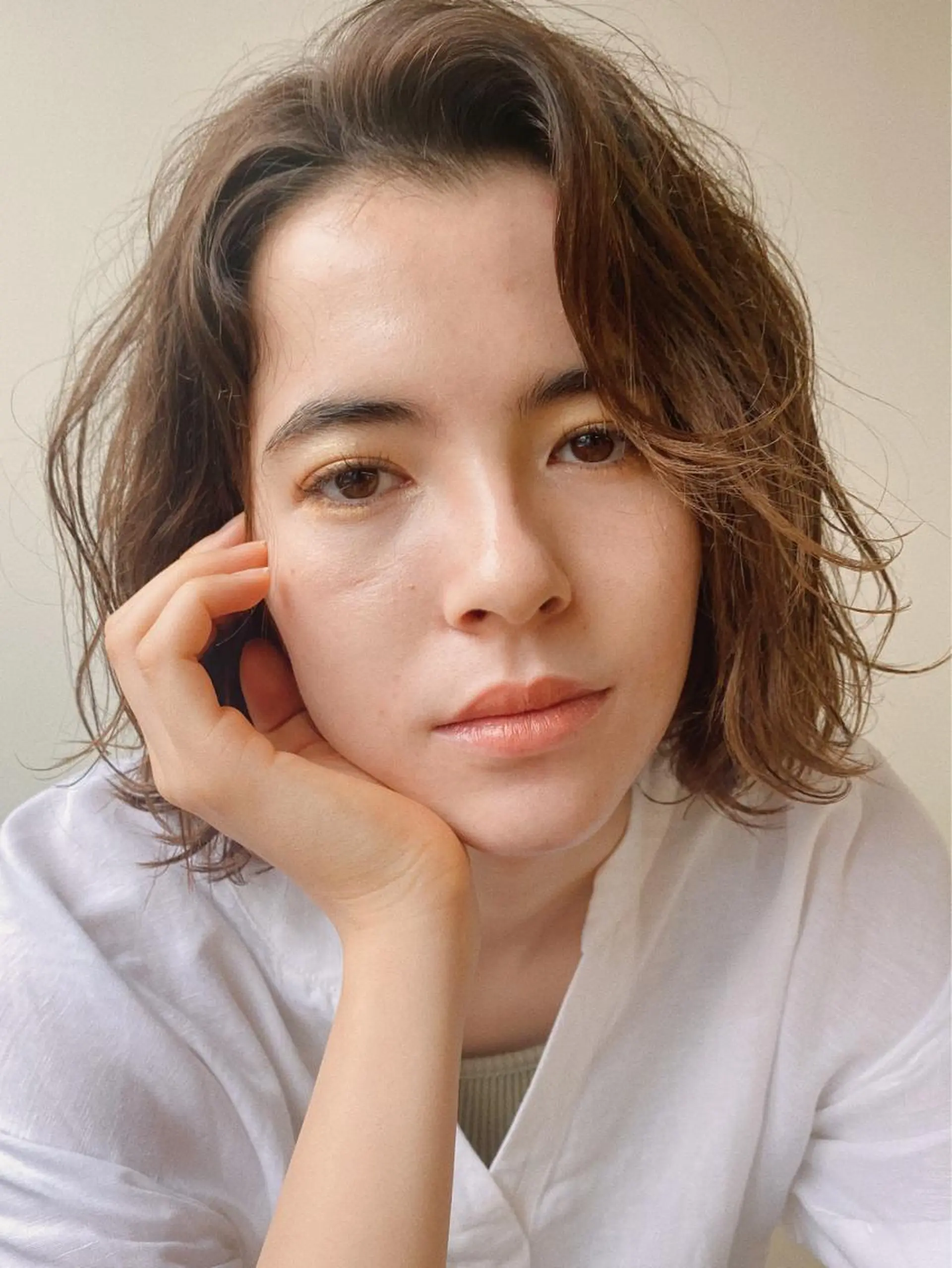 ミディアム パーマ ミディアムパーマ ボブ クロエ新宿所属・❏アンニュイパーマ 川原畑 拓也❏のヘアスタイル