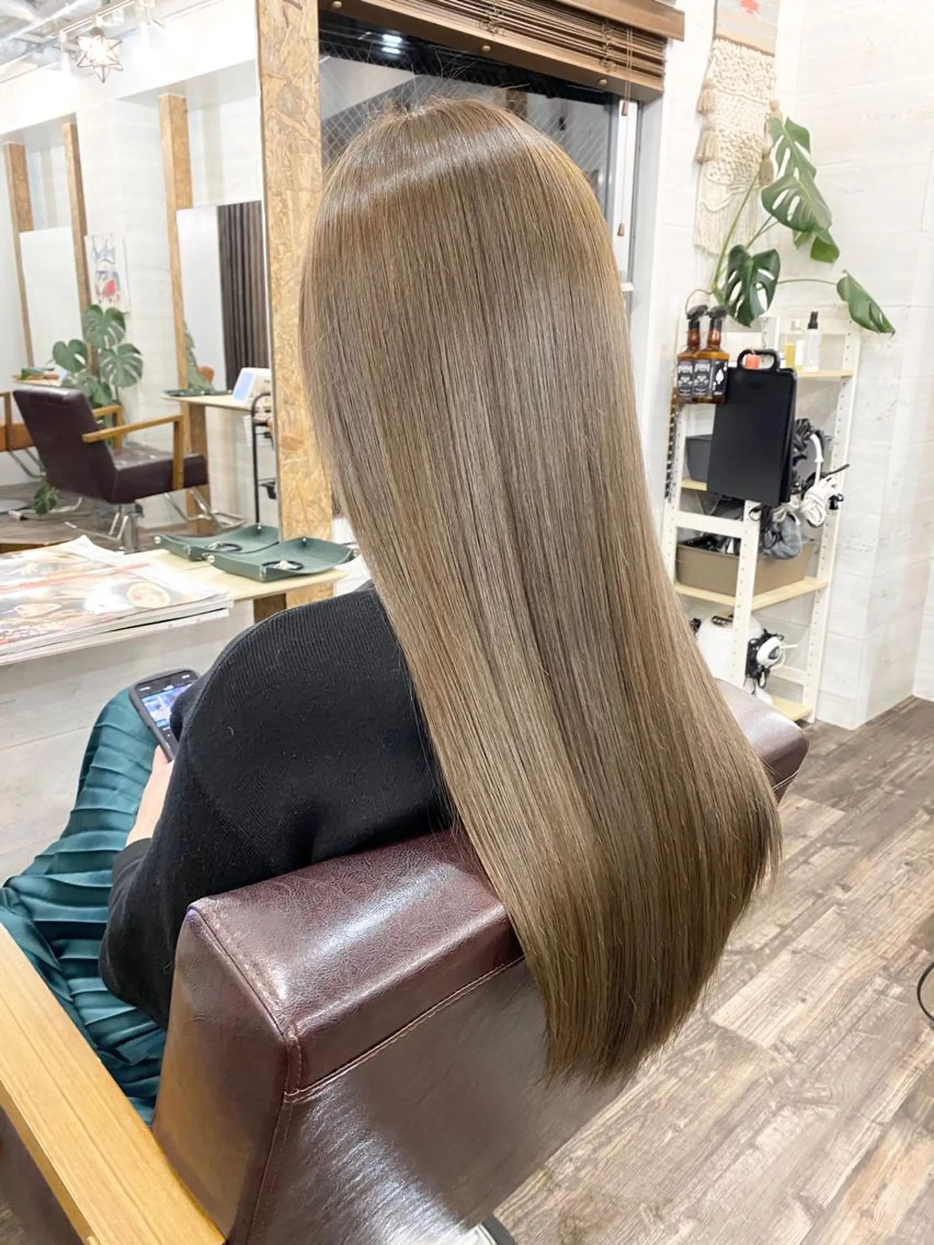 ロング カラー ヘアカラー トリートメント プチプラ&ハイクオ リティ✰Lilly✰のヘアスタイル