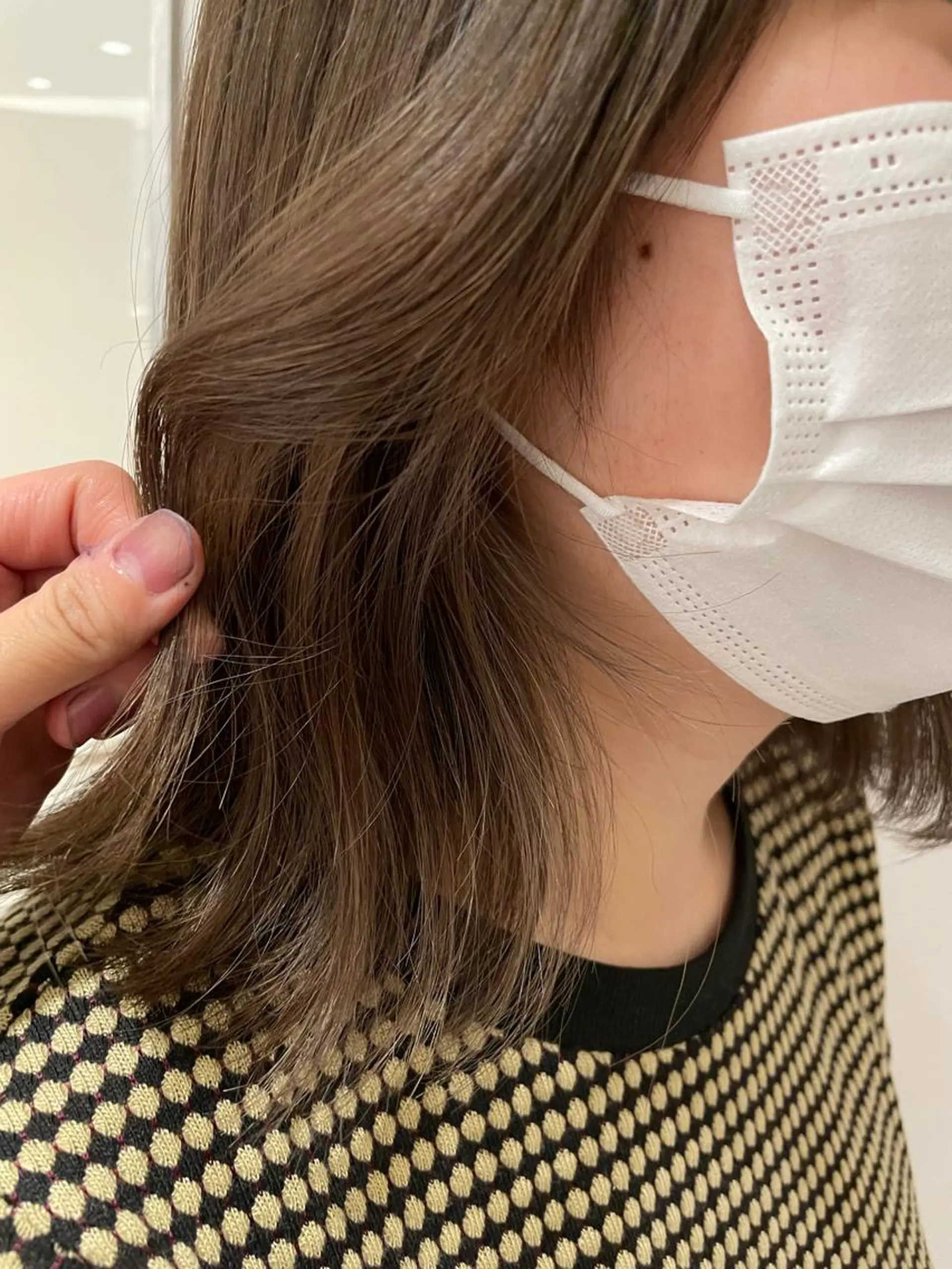 ミディアム 韓国風パーマ/ヘア セット/店長みづきのヘアスタイル