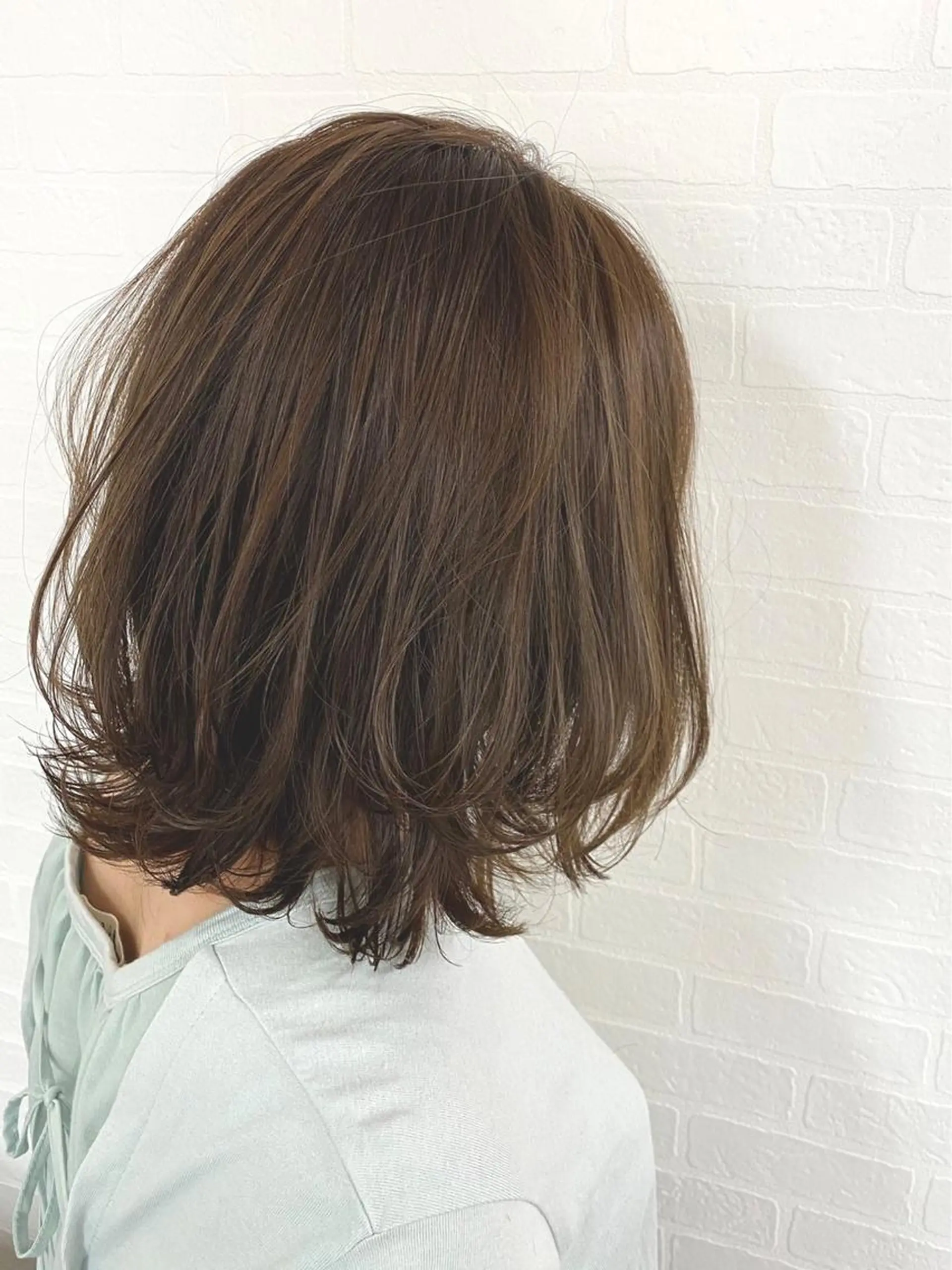 セミロング カラー パーマ 🎁無料カットカラー 📷撮影モデル募集✨のヘアスタイル