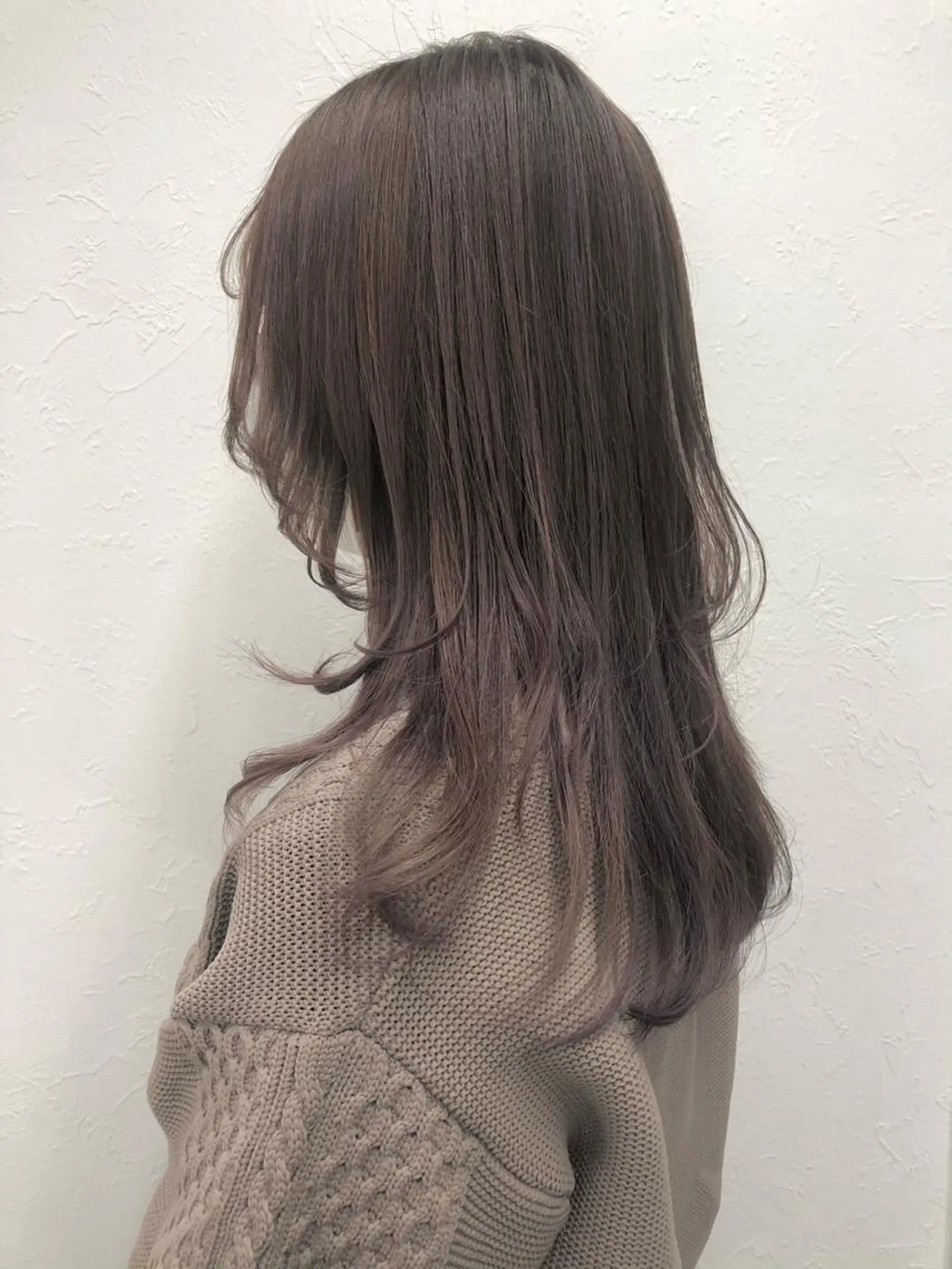 ロング カラー アッシュ グラデーションカラー ハイライトカラー ラベンダーカラー ラベンダーアッシュ 2nd所属・🤍2nd🤍田所 美希のヘアスタイル