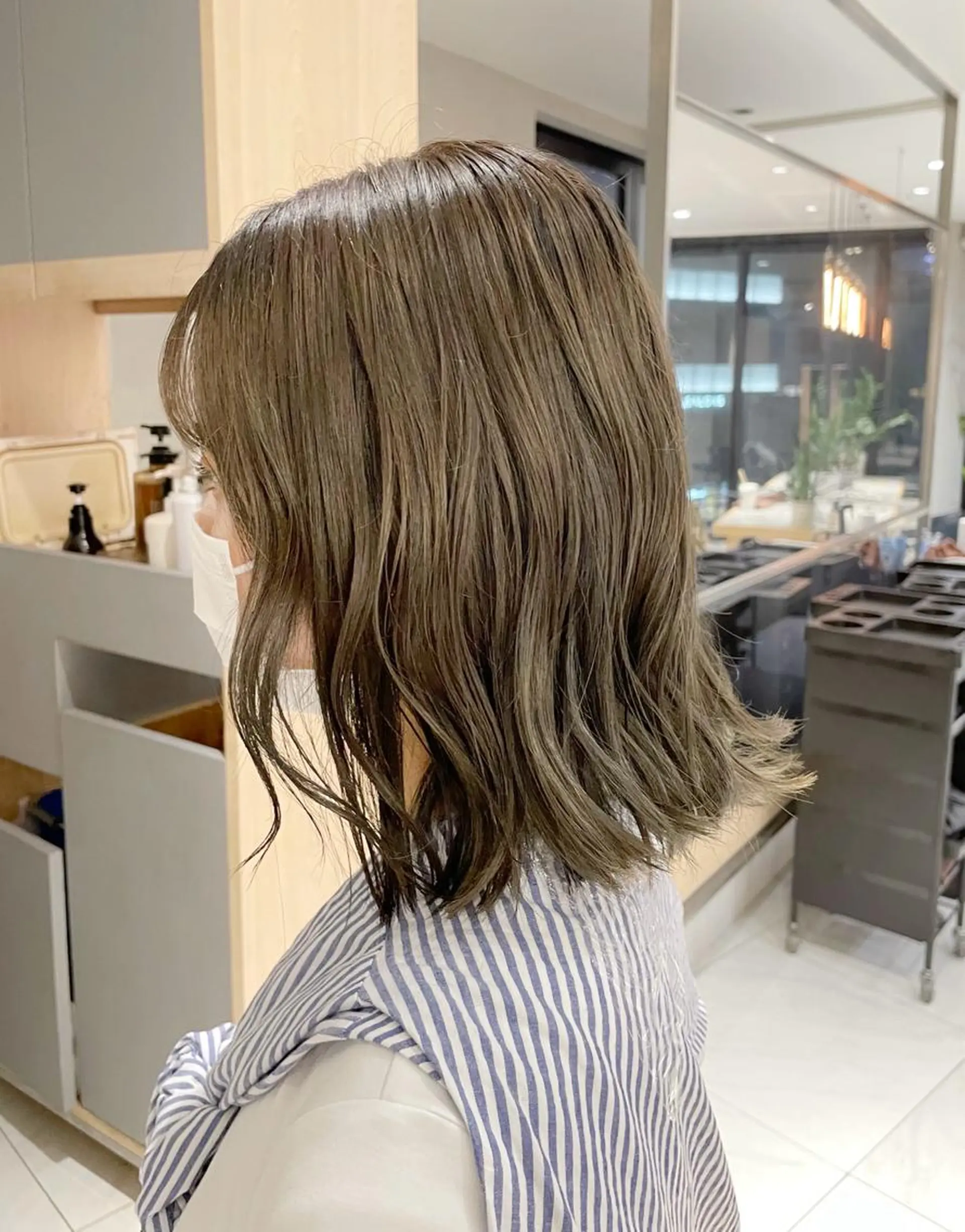 ミディアム カラー ヘアアレンジ 艶髪/レイヤーカット 🐣misakiのヘアスタイル