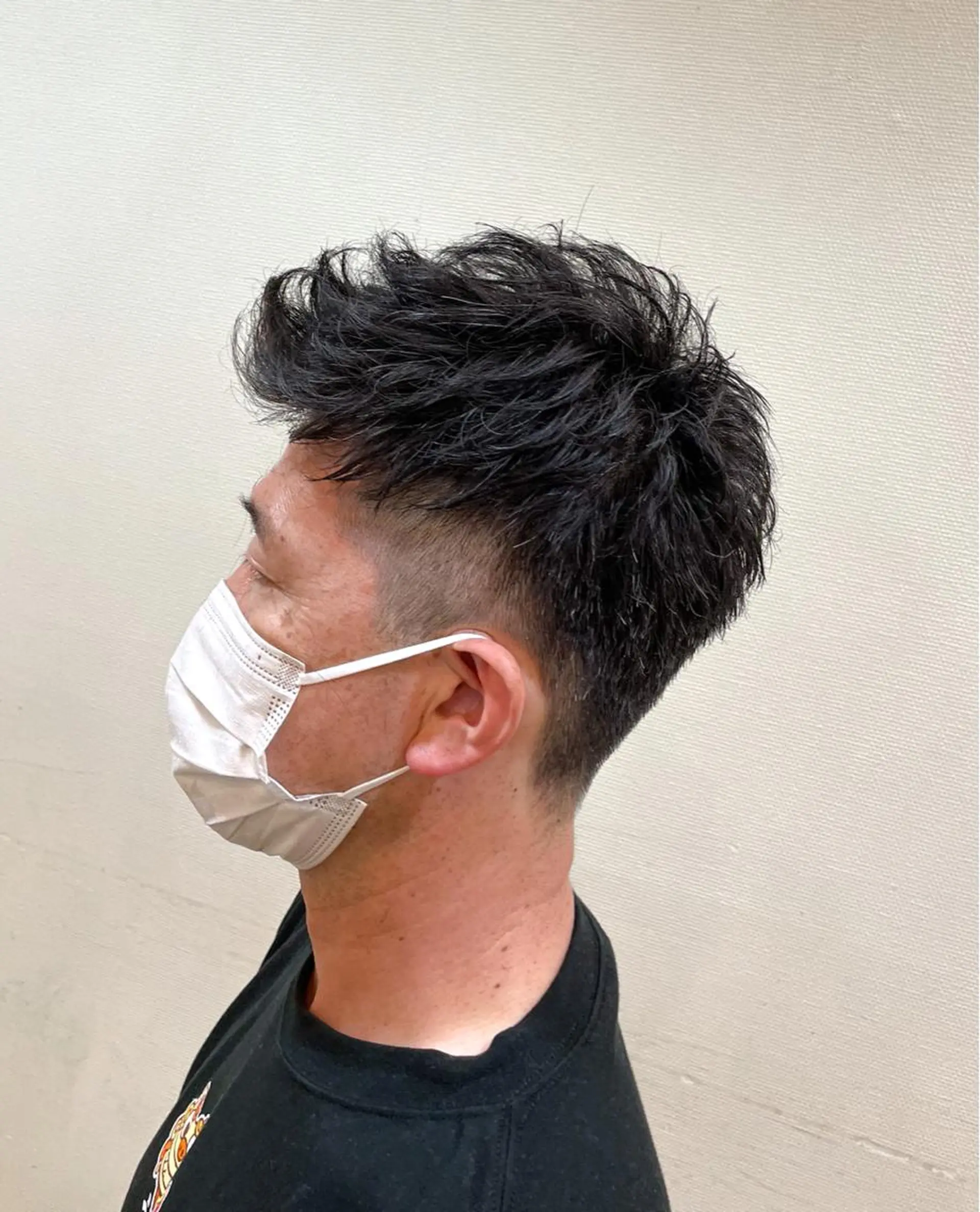 ショート パーマ メンズ メンズパーマ 赤司 泰樹のヘアスタイル