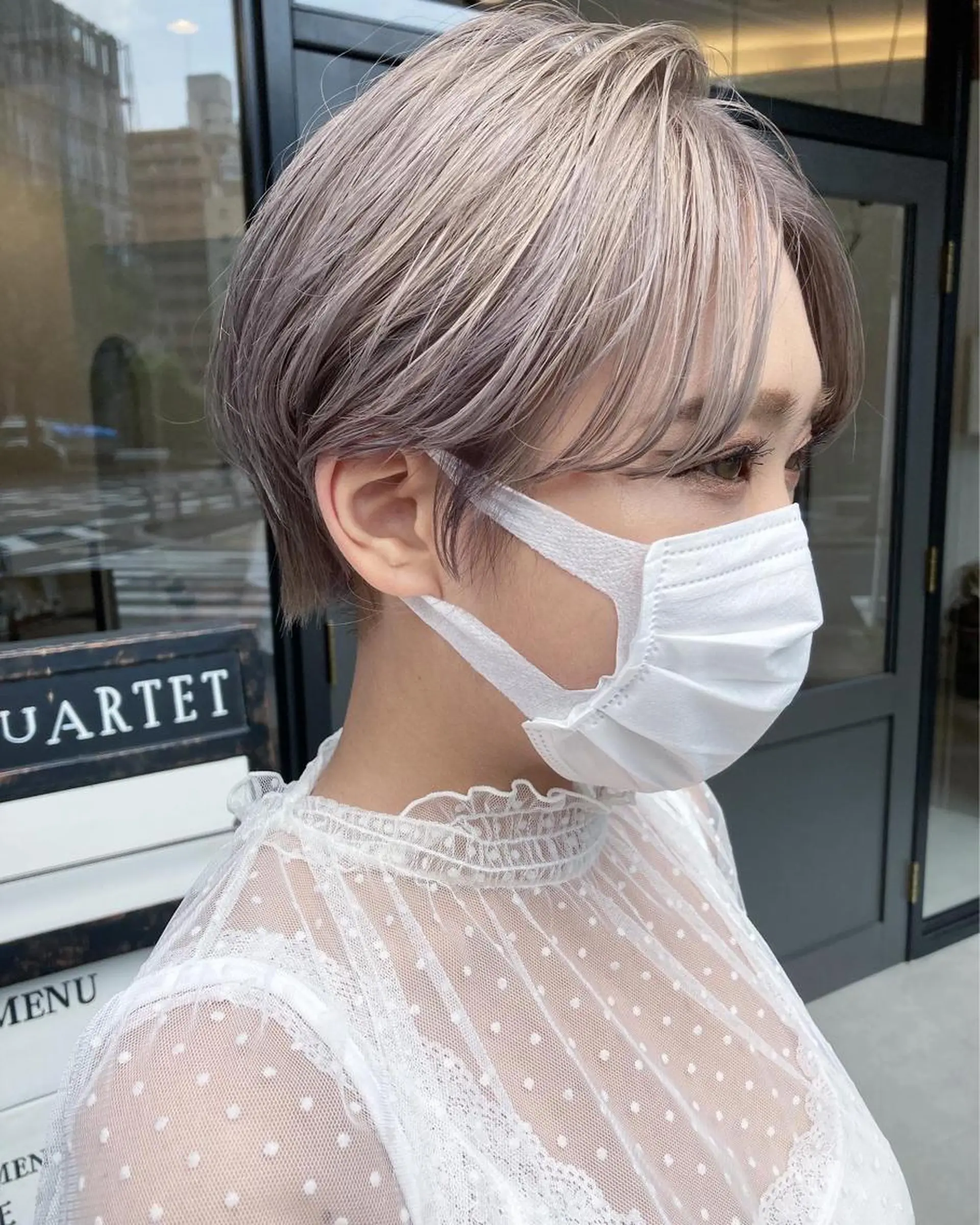 ショート オオタ ユキのヘアスタイル