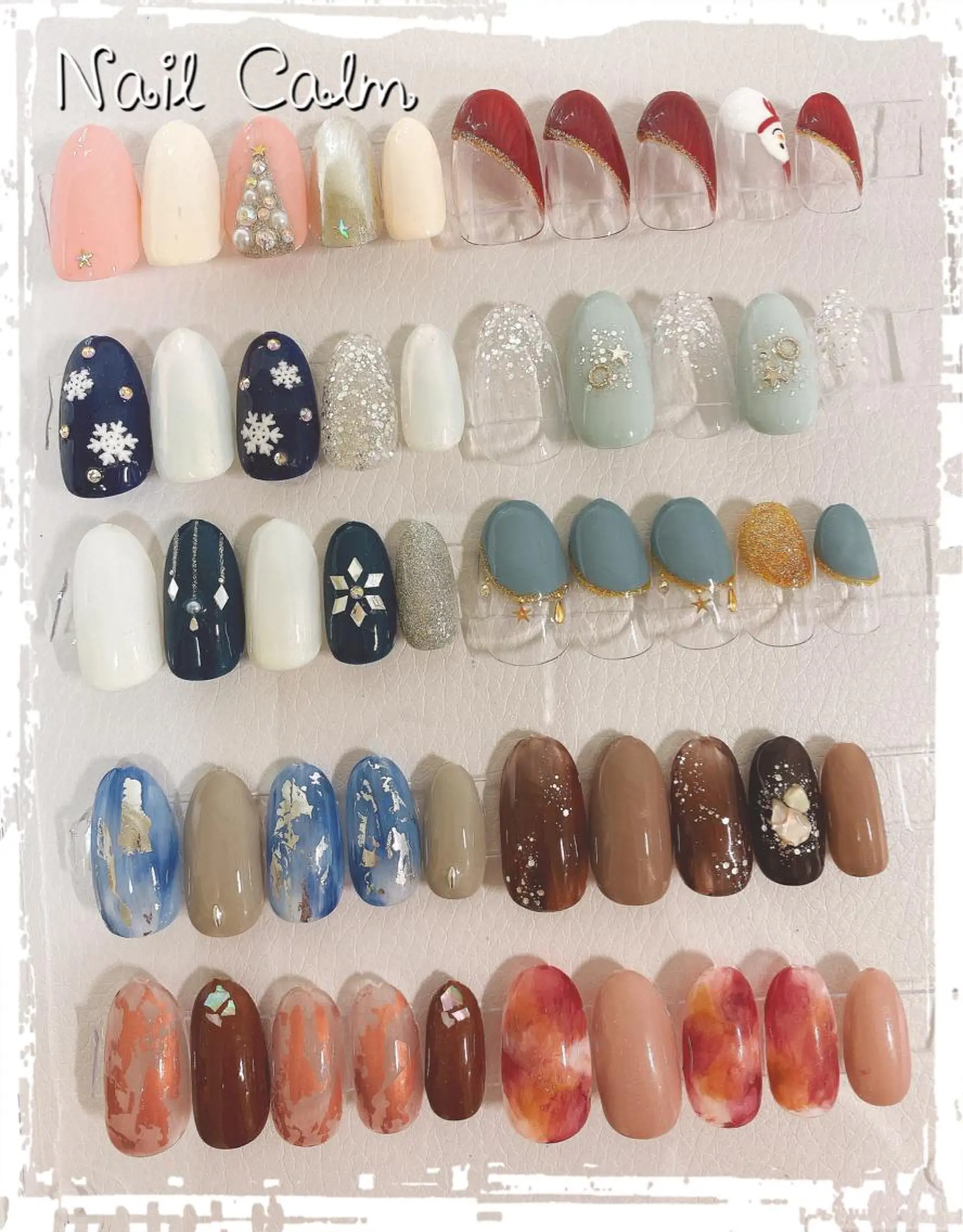 ネイル シンプルネイル ハンドネイル プライベートサロン Calmのネイルデザイン