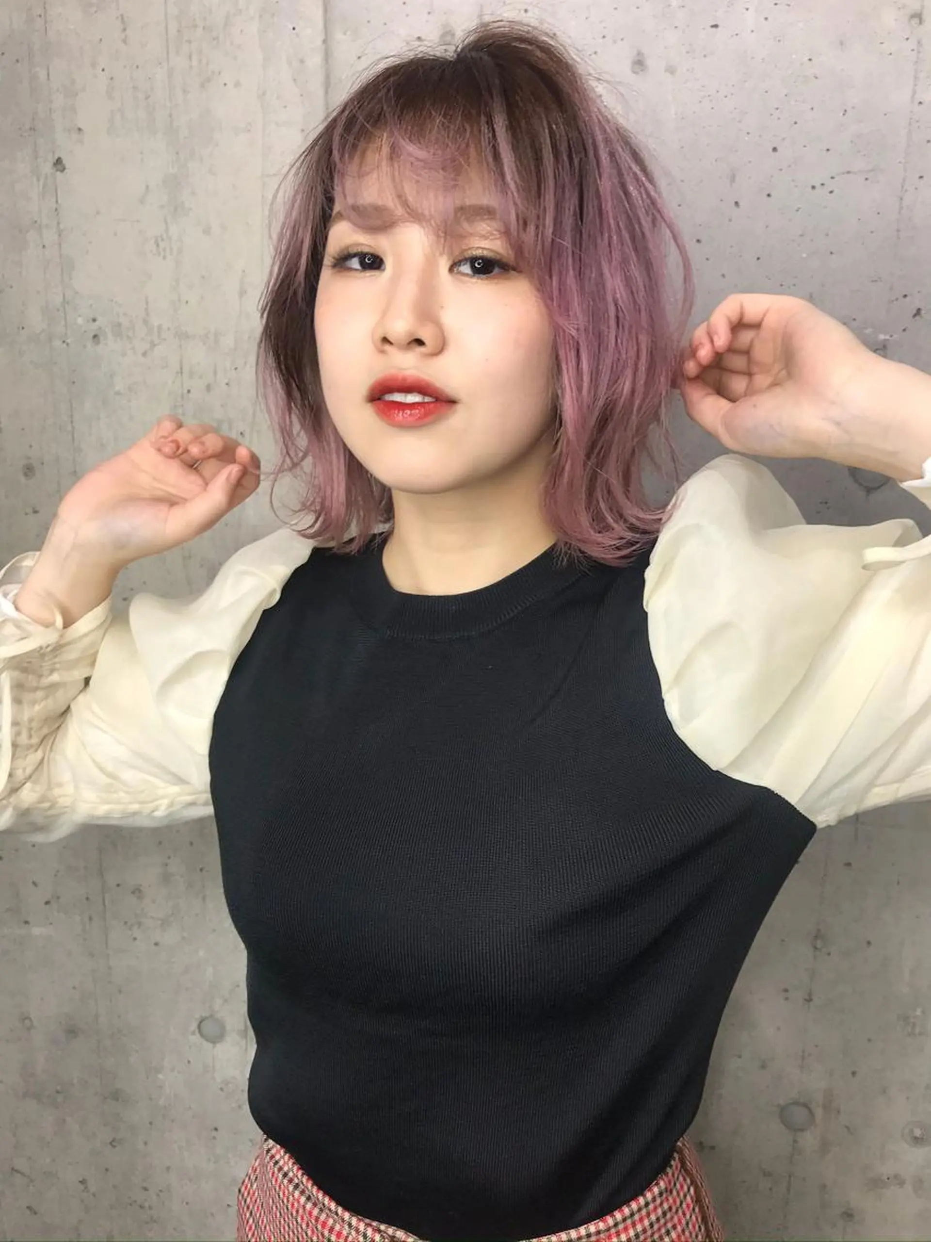 ミディアム メンズブリーチカラー /パーマ ごーた立川のヘアスタイル