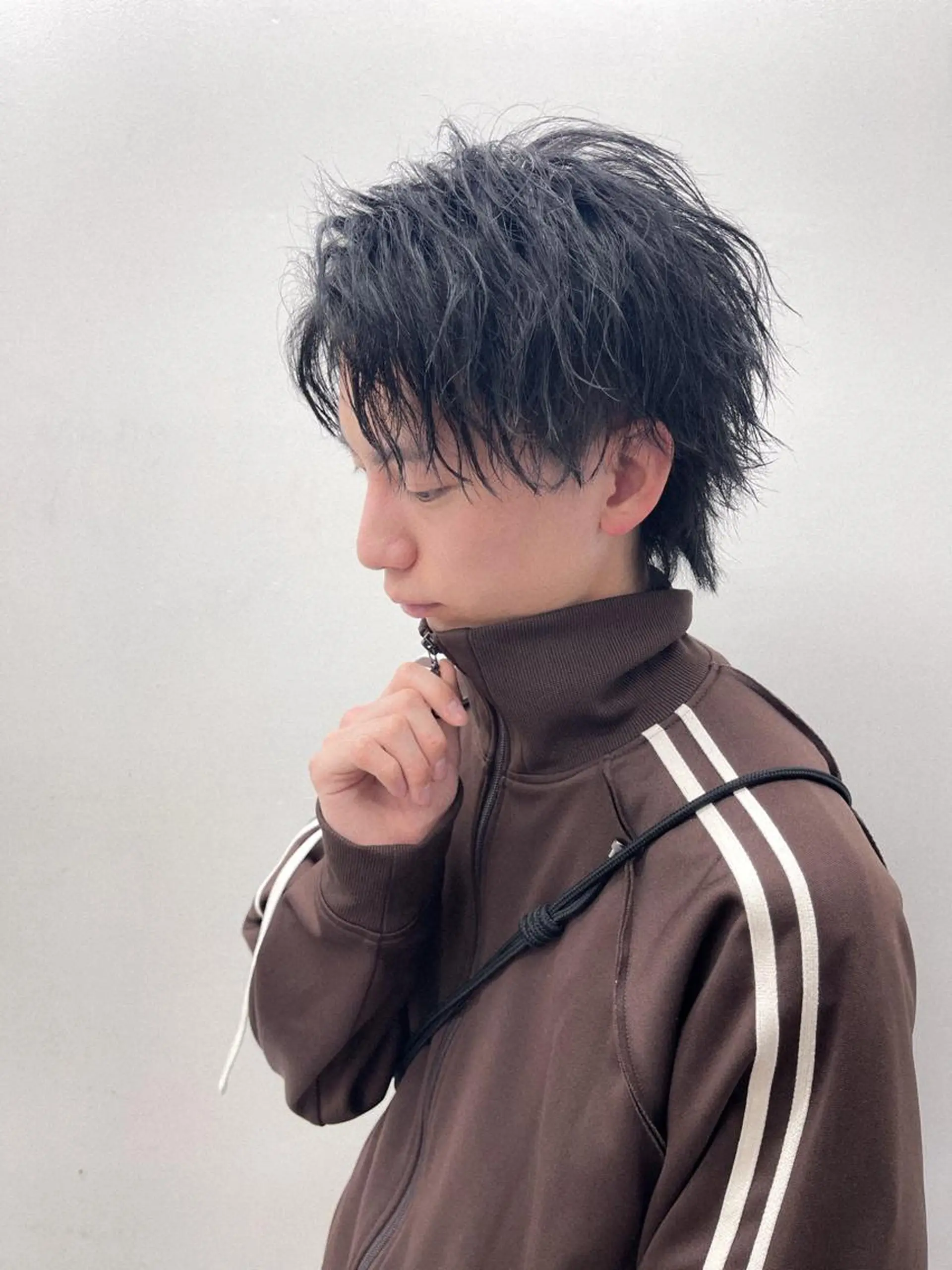 パーマ メンズ メンズパーマ メンズウルフカット ウルフカット スパイラルパーマ カット パーマ 森本裕/オーナー/ スパイラルパーマのヘアスタイル