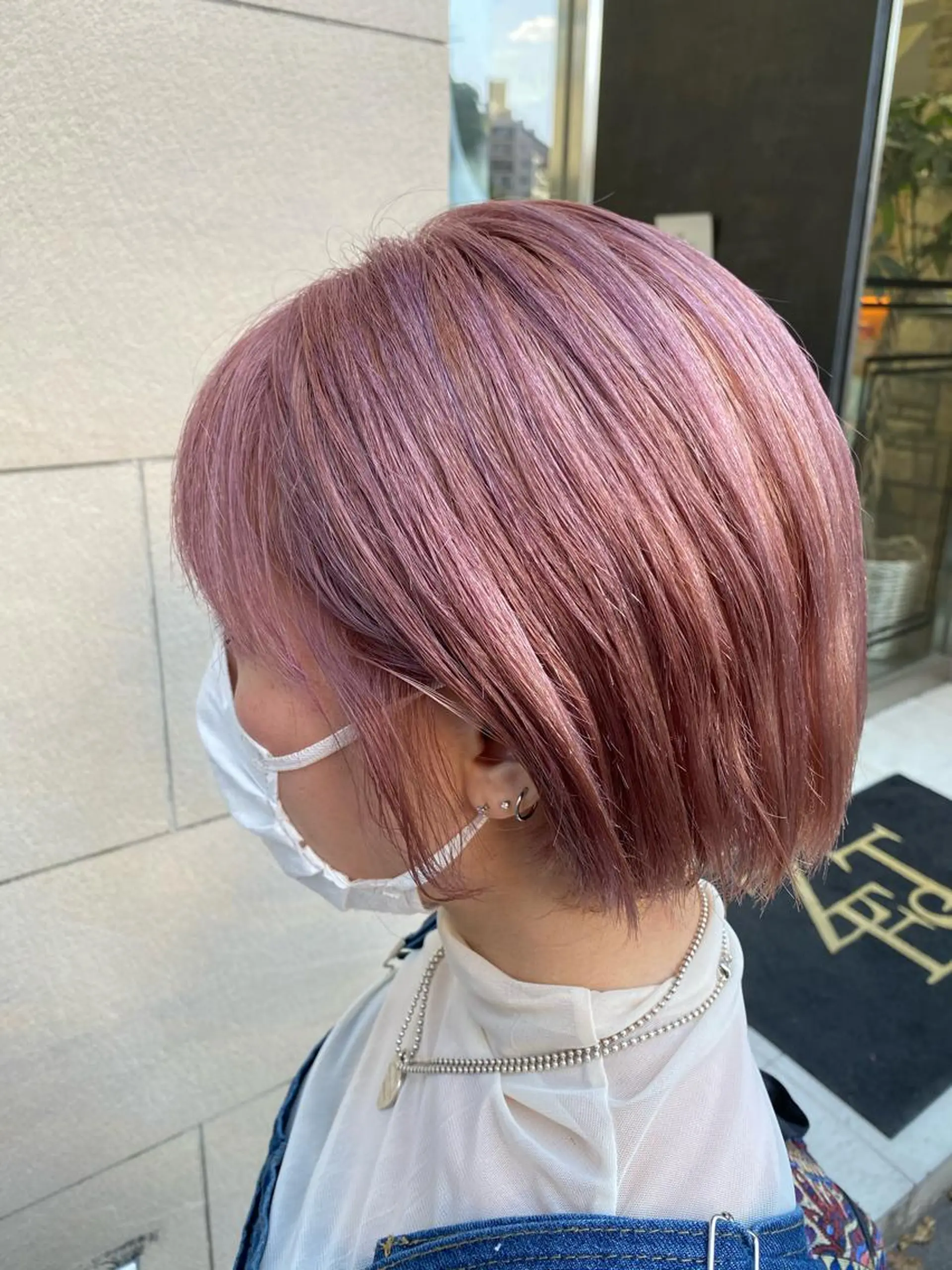 ショート カラー ヘアアレンジ TSUNA 🌙 Lim 五反田のマツエク・マツパデザイン