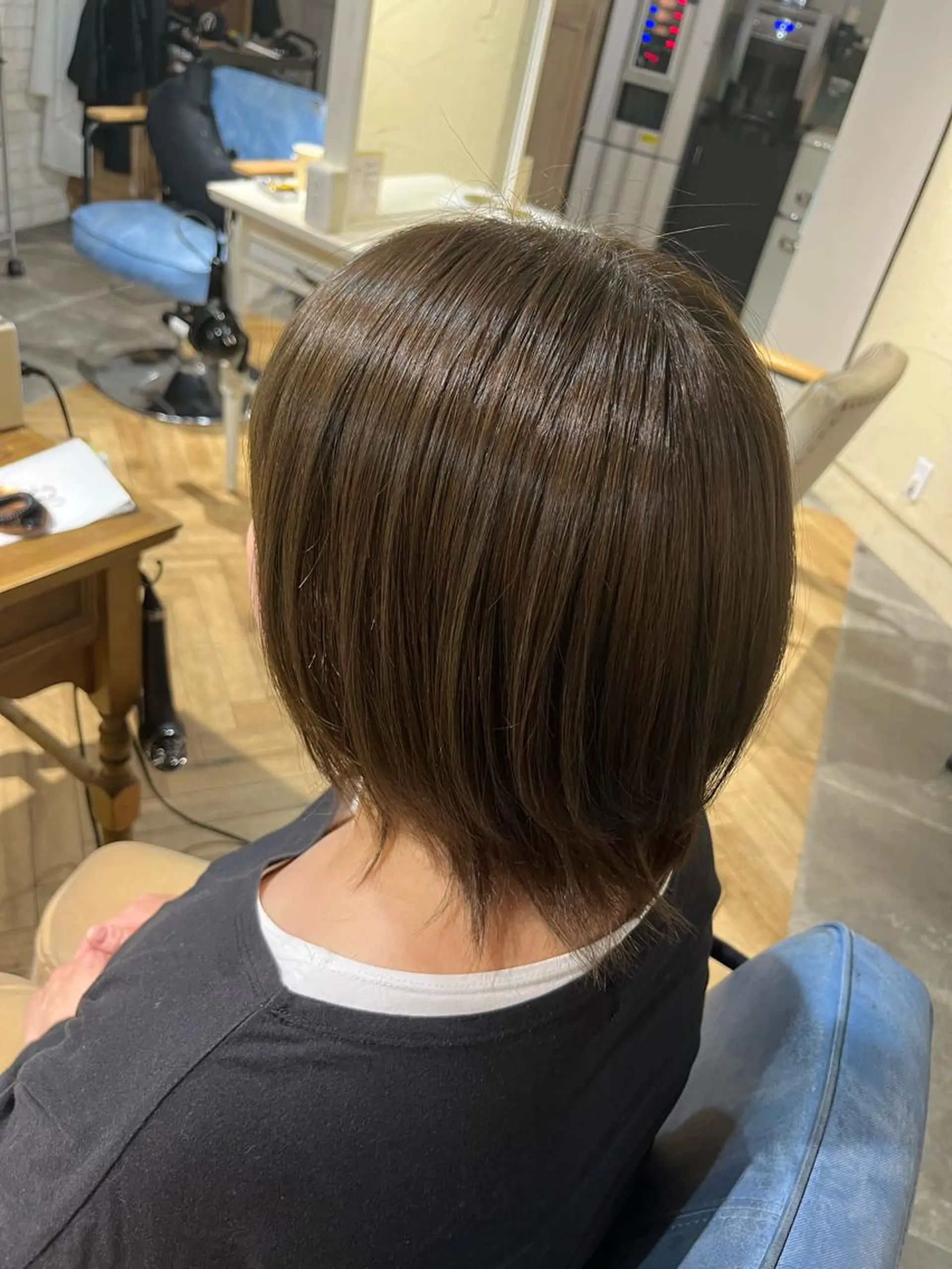 ショート カラー グレージュ オリーブグレージュ オリーブグレー ヘアカラー トリートメント 🫟メンズスタイル 特化型マナ🫟のヘアスタイル