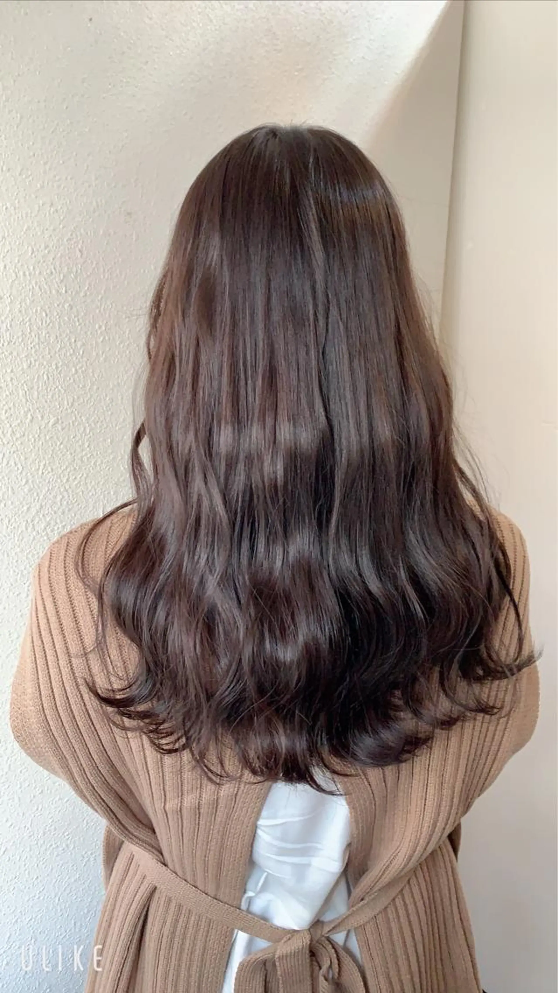 セミロング 西村 弘輝 パーマ/艶髪カラーのヘアスタイル