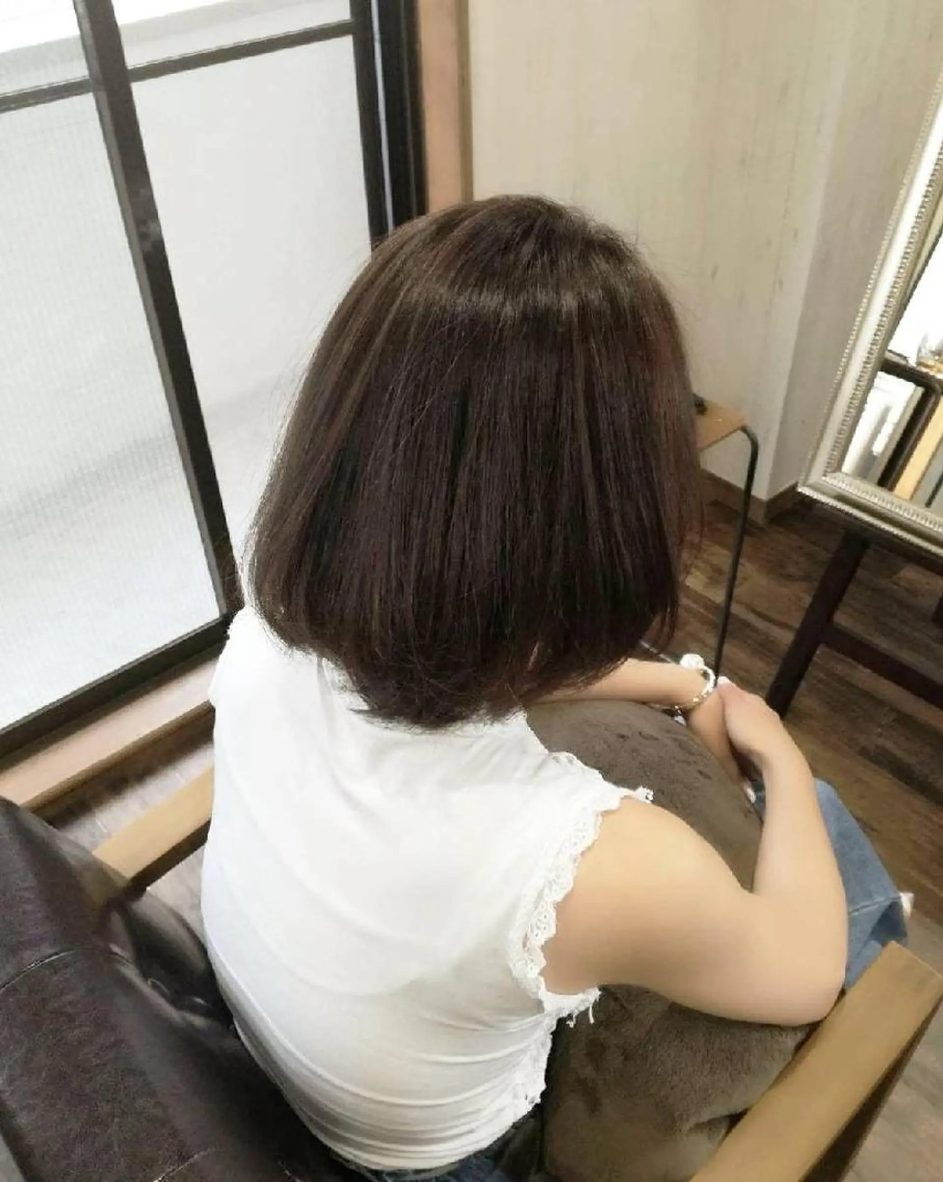 ショート カラー アッシュ 西川 敏夫のヘアスタイル