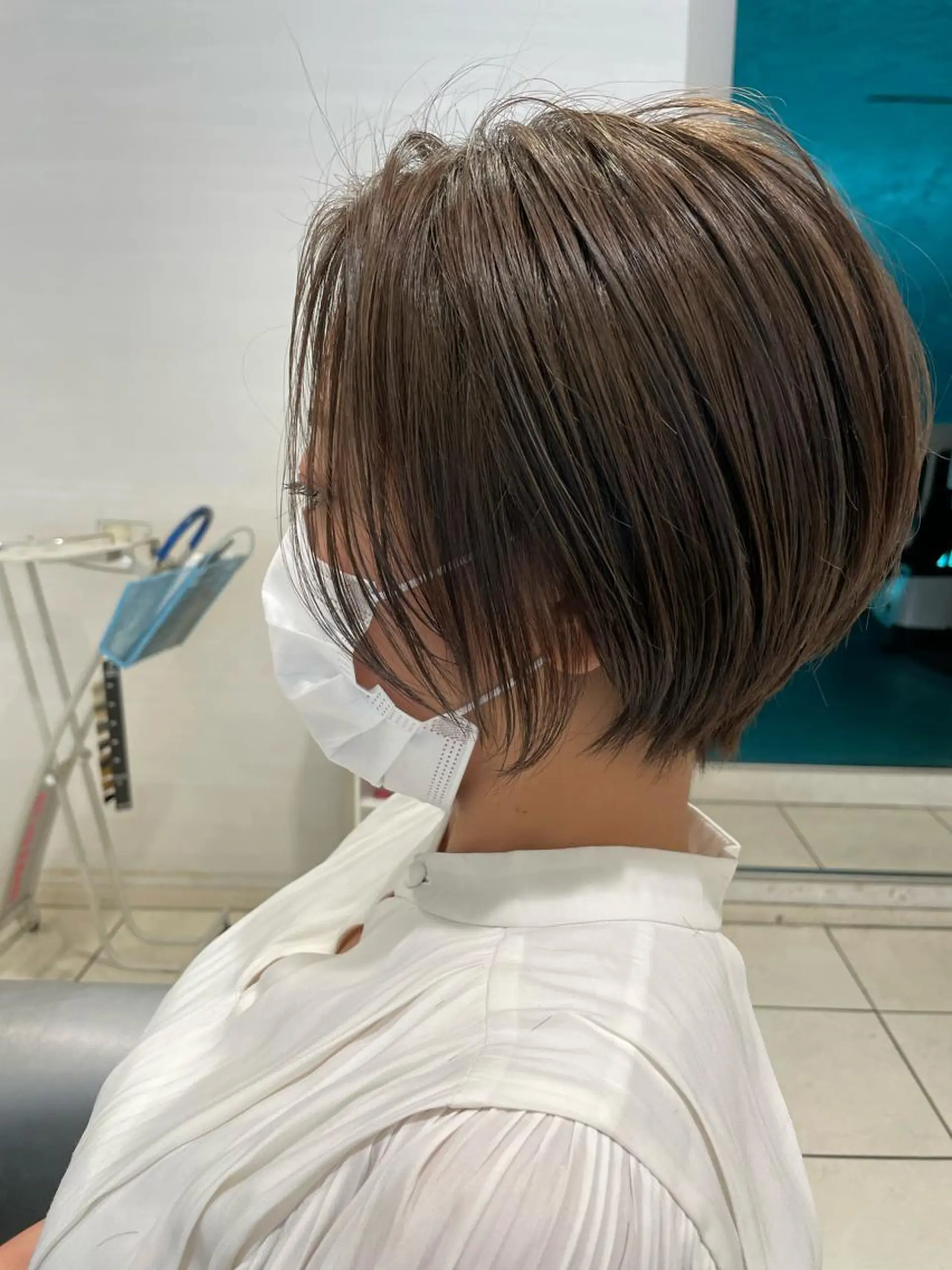 ショート カラー カット ヘアカラー トリートメント MODE K´s eau髪質改善特化のヘアスタイル