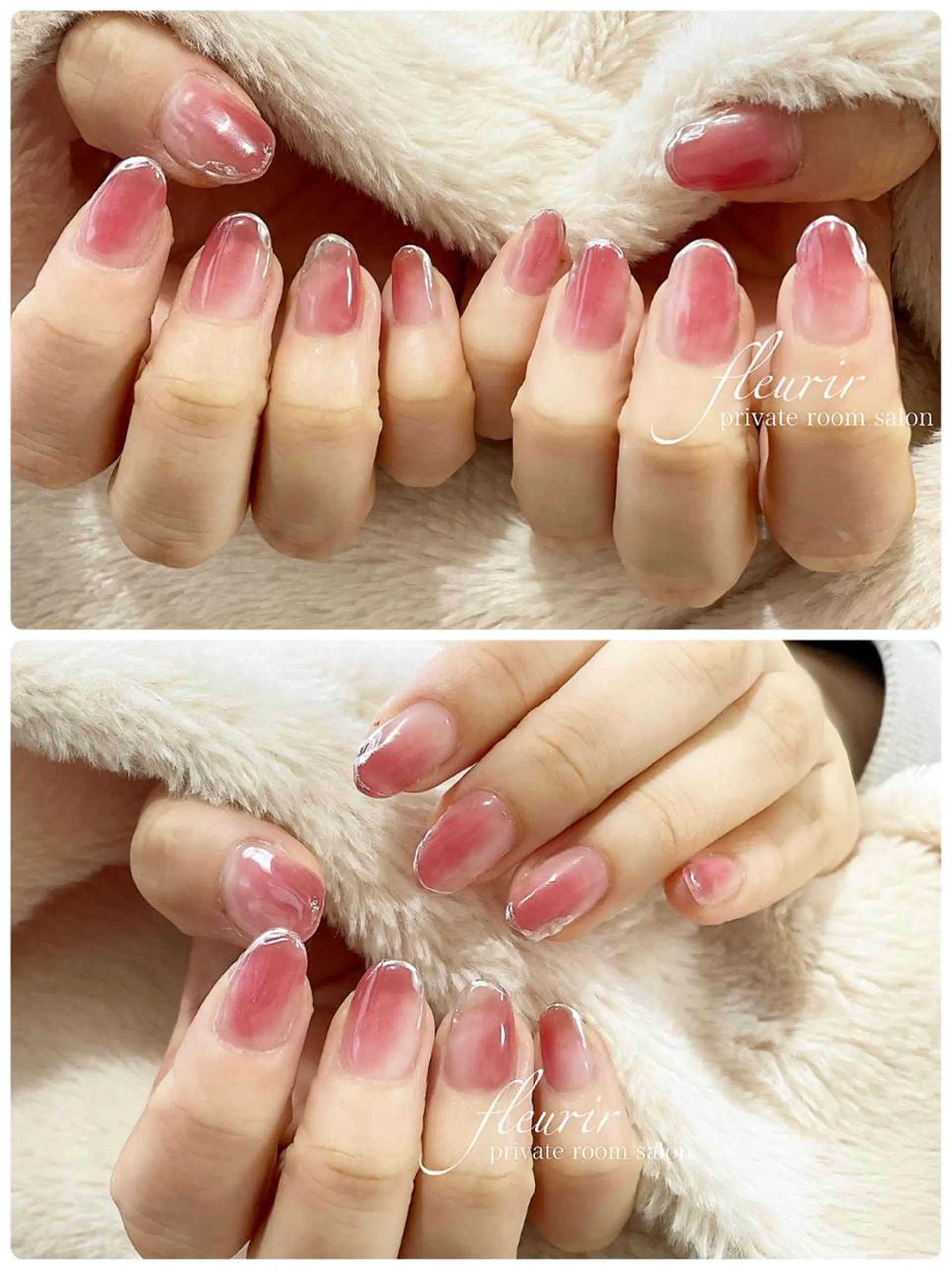 ネイル アートネイル ブラウン ジェルネイル ゴールド ミラーネイル フルリール 【プライベートサロンのネイルデザイン