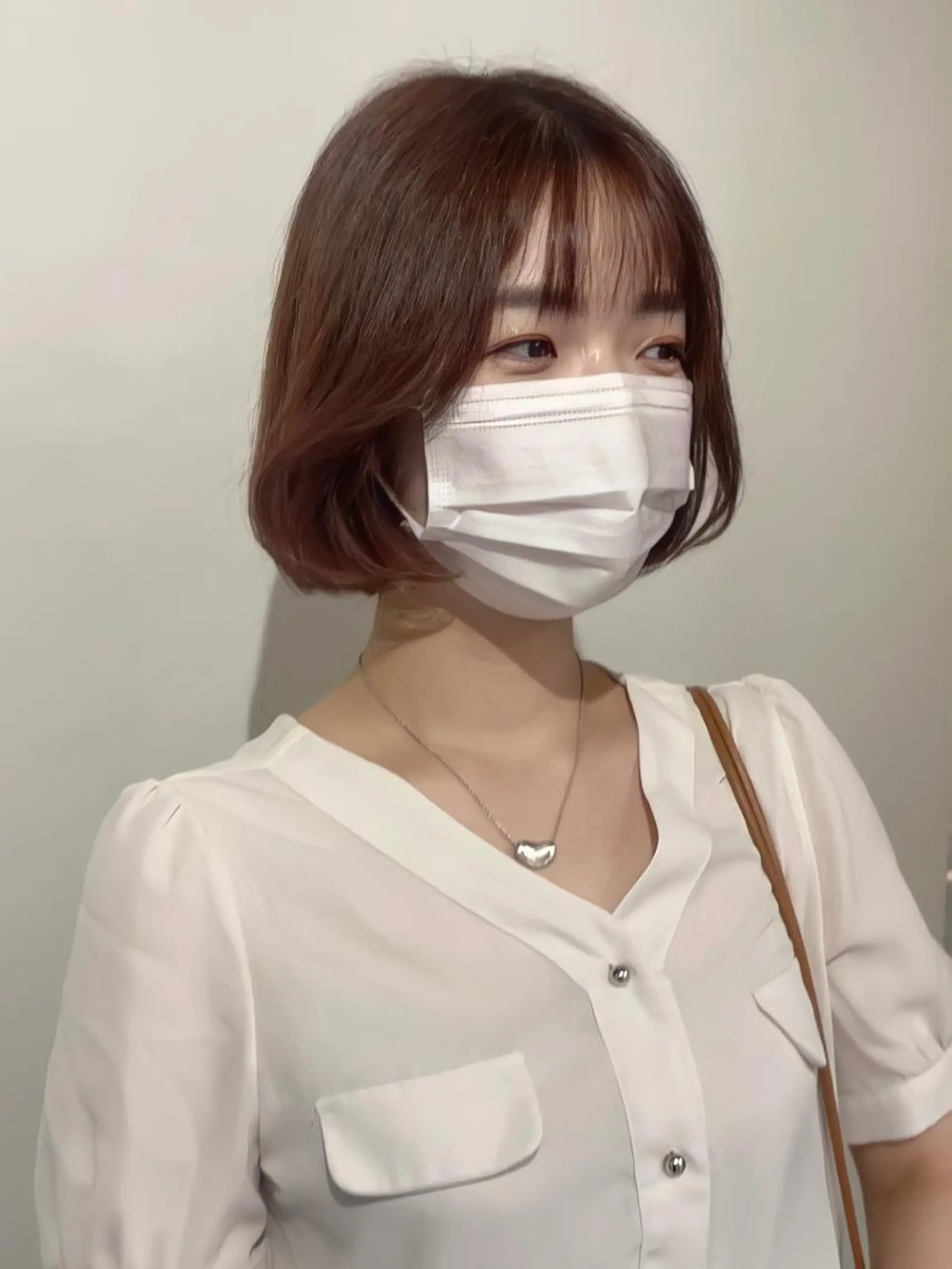 ショート ボブ 韓国風ヘア チヒョ🦋 韓国hair🇰🇷のヘアスタイル