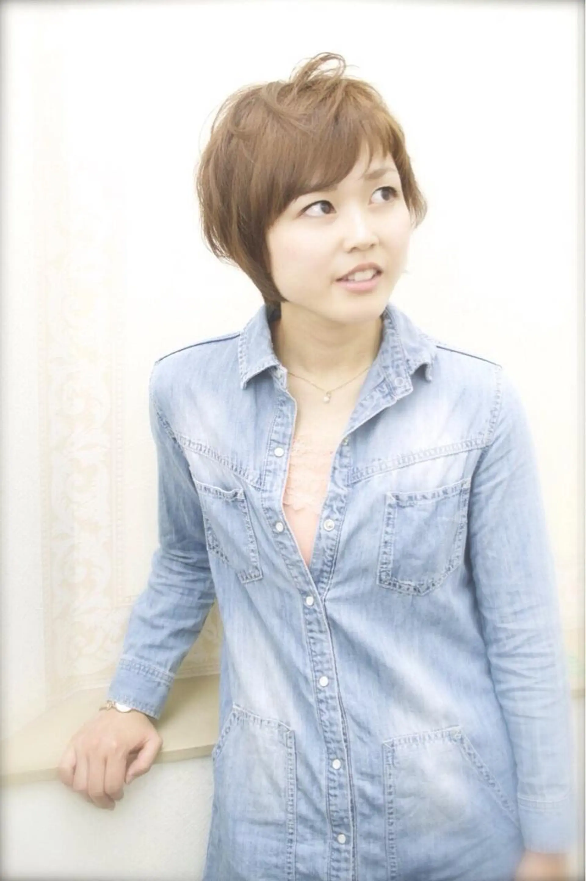 ショート 髪質改善/デザイン/ 天王寺/奥野和広のヘアスタイル