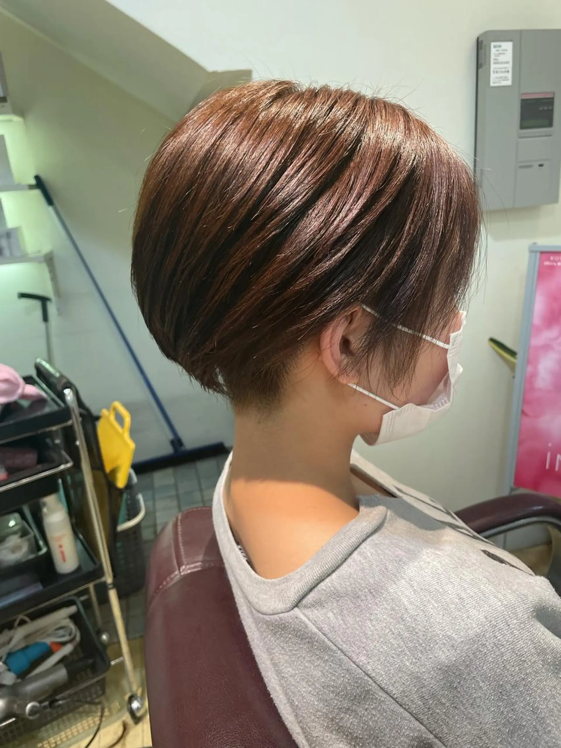 ショート ショートヘア 印田 瑞生のヘアスタイル