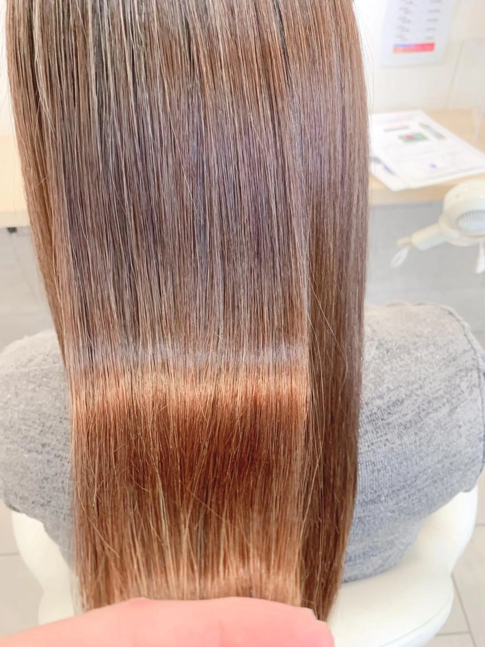 セミロング カット 縮毛矯正 トリートメント 草津駅近｜ MAYAのヘアスタイル