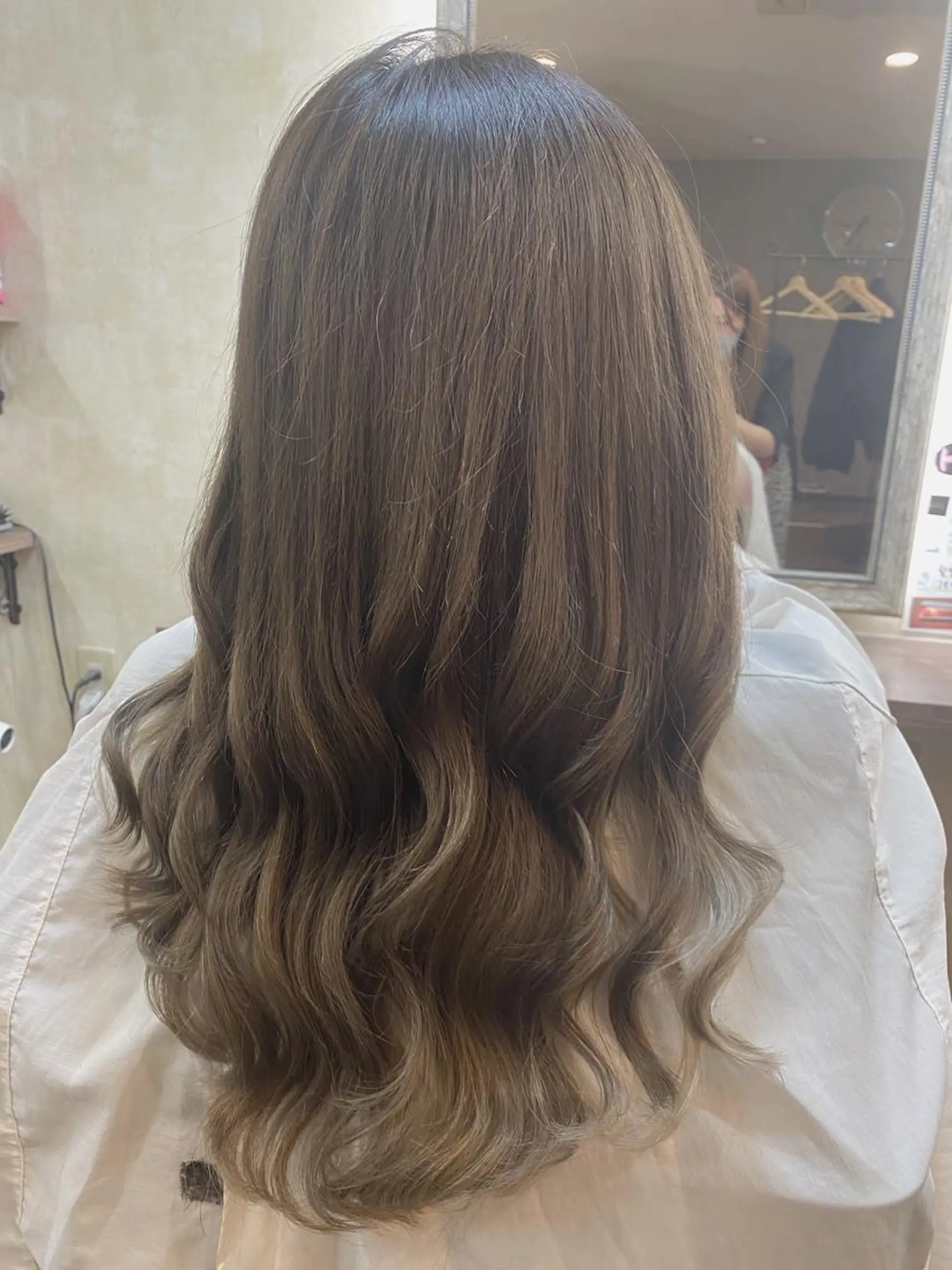 ロング ヘアアレンジ ロング カット エクステ 田井中 悠紀のヘアスタイル