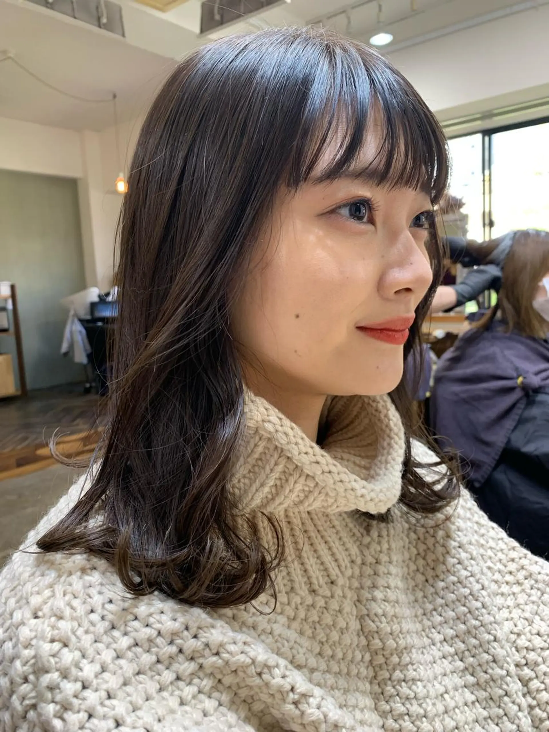 ロング カラー グレージュ オリーブグレージュ オリーブグレー park theSTANDARD所属・HARUKA ♡モデル募集中♡のヘアスタイル