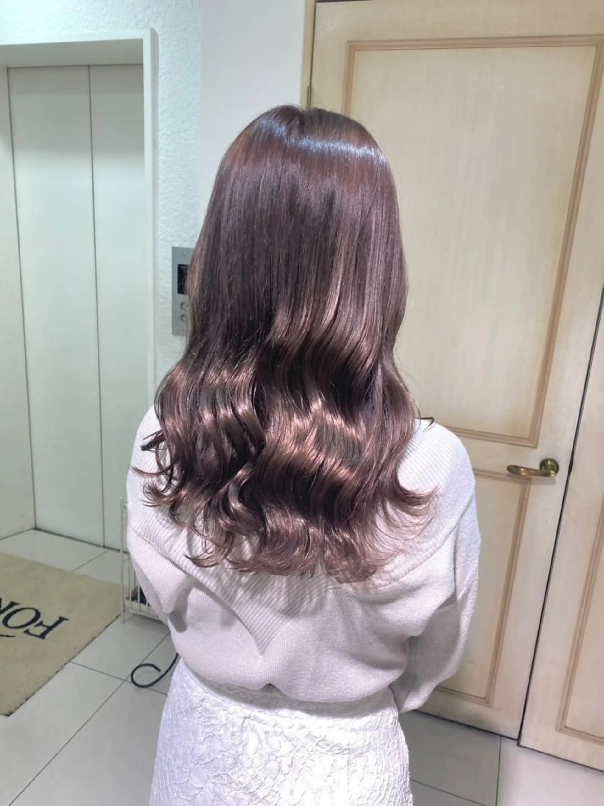 ロング カラー ヘアアレンジ 透明感カラー 古山 結季🌙🖤のヘアスタイル