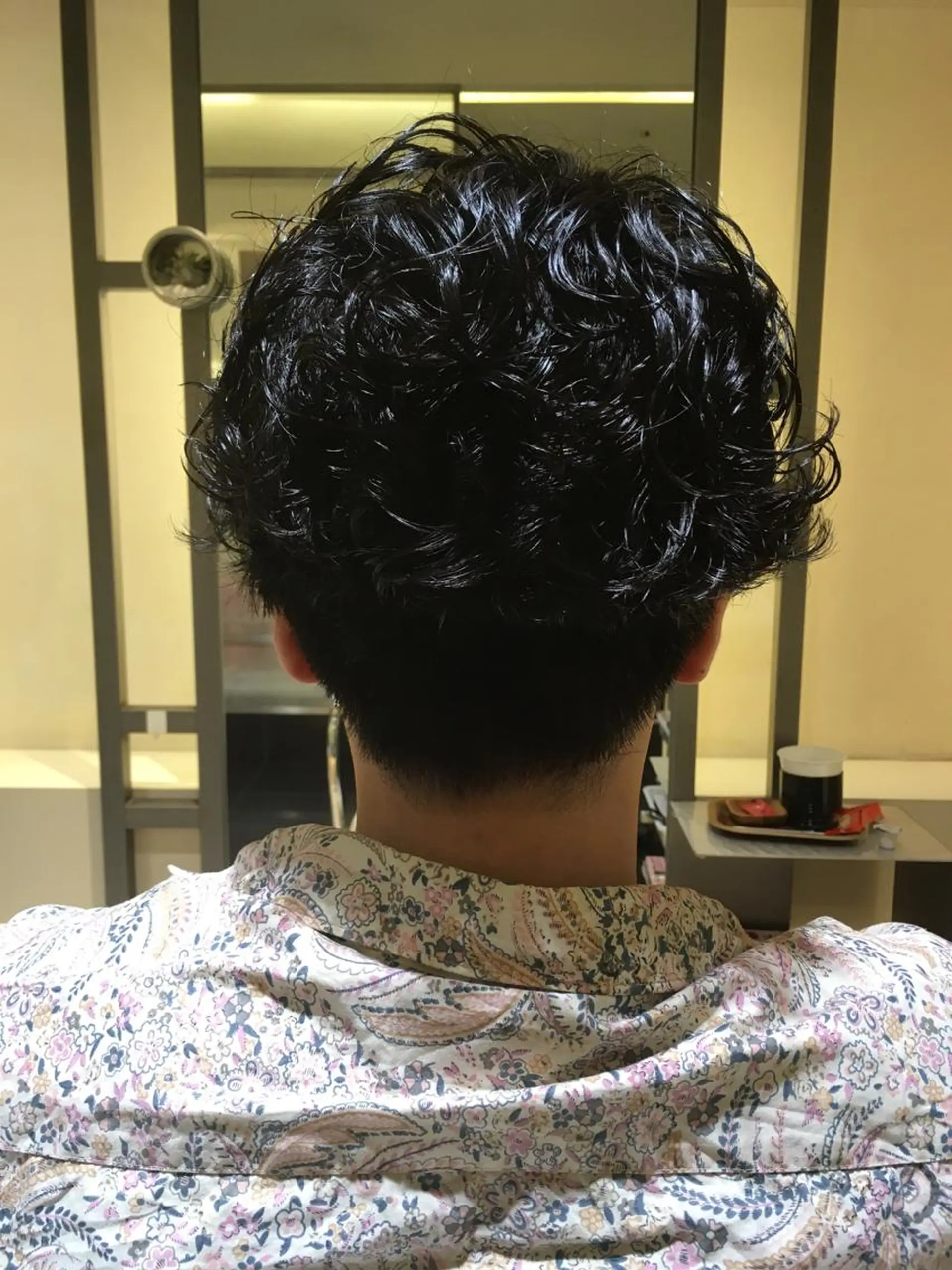 パーマ メンズ 佐川 友里のヘアスタイル