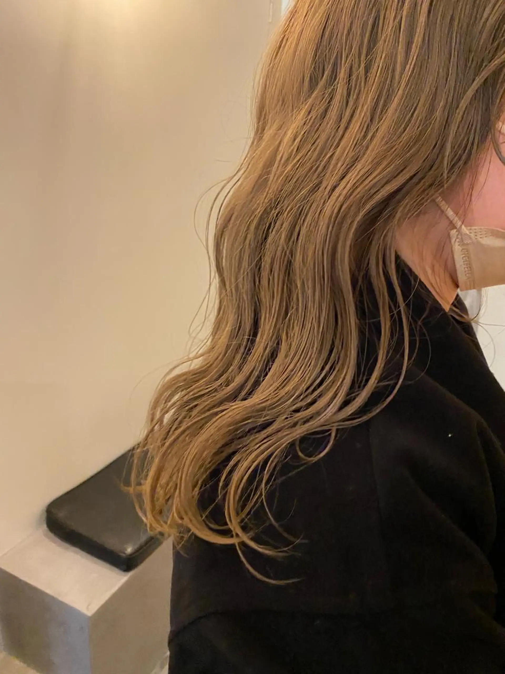 セミロング カラー 砂原 ひよりのヘアスタイル