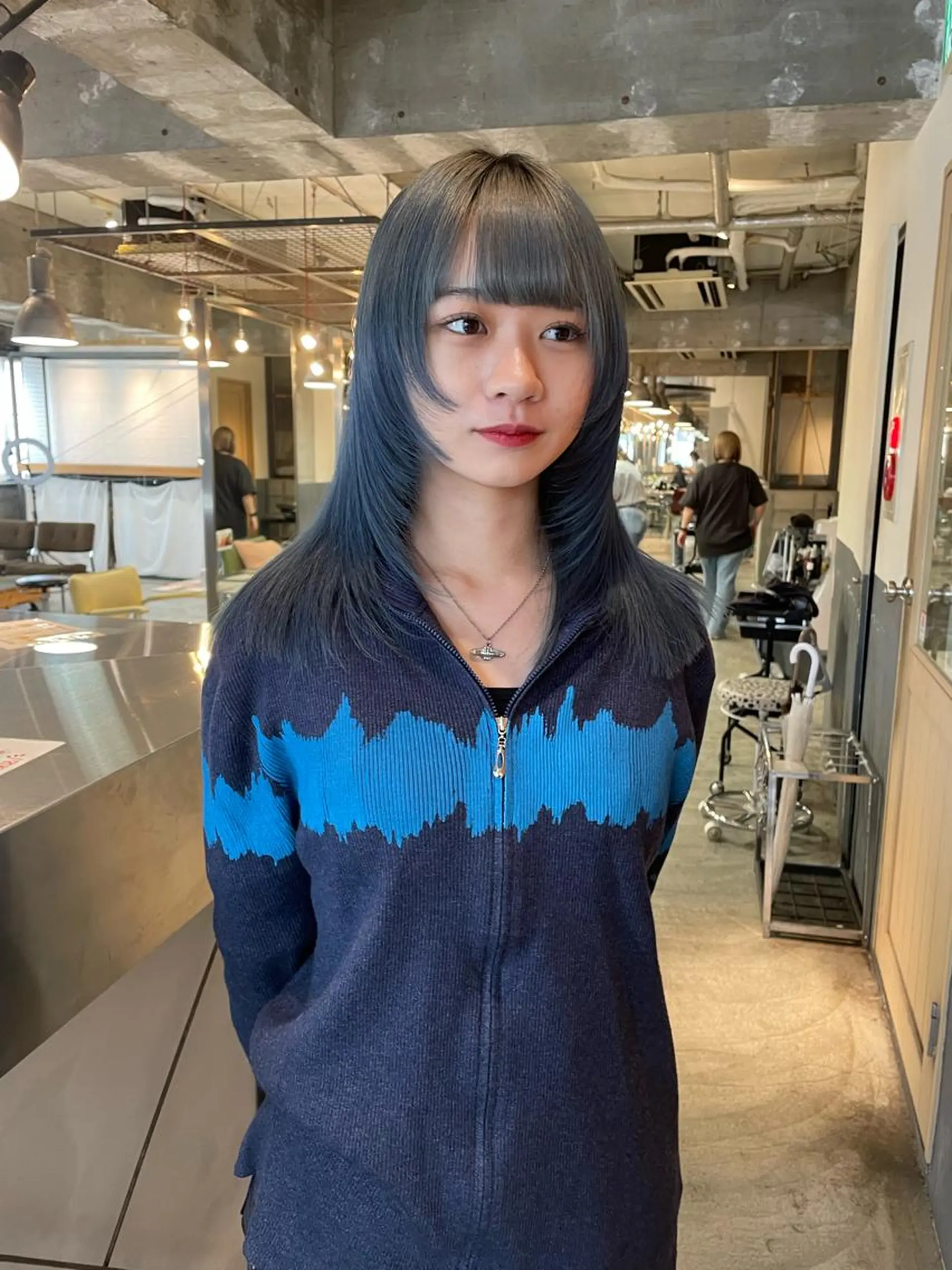 ミディアム カラー レイヤーカット カット 海外レイヤー /NAGISAのヘアスタイル