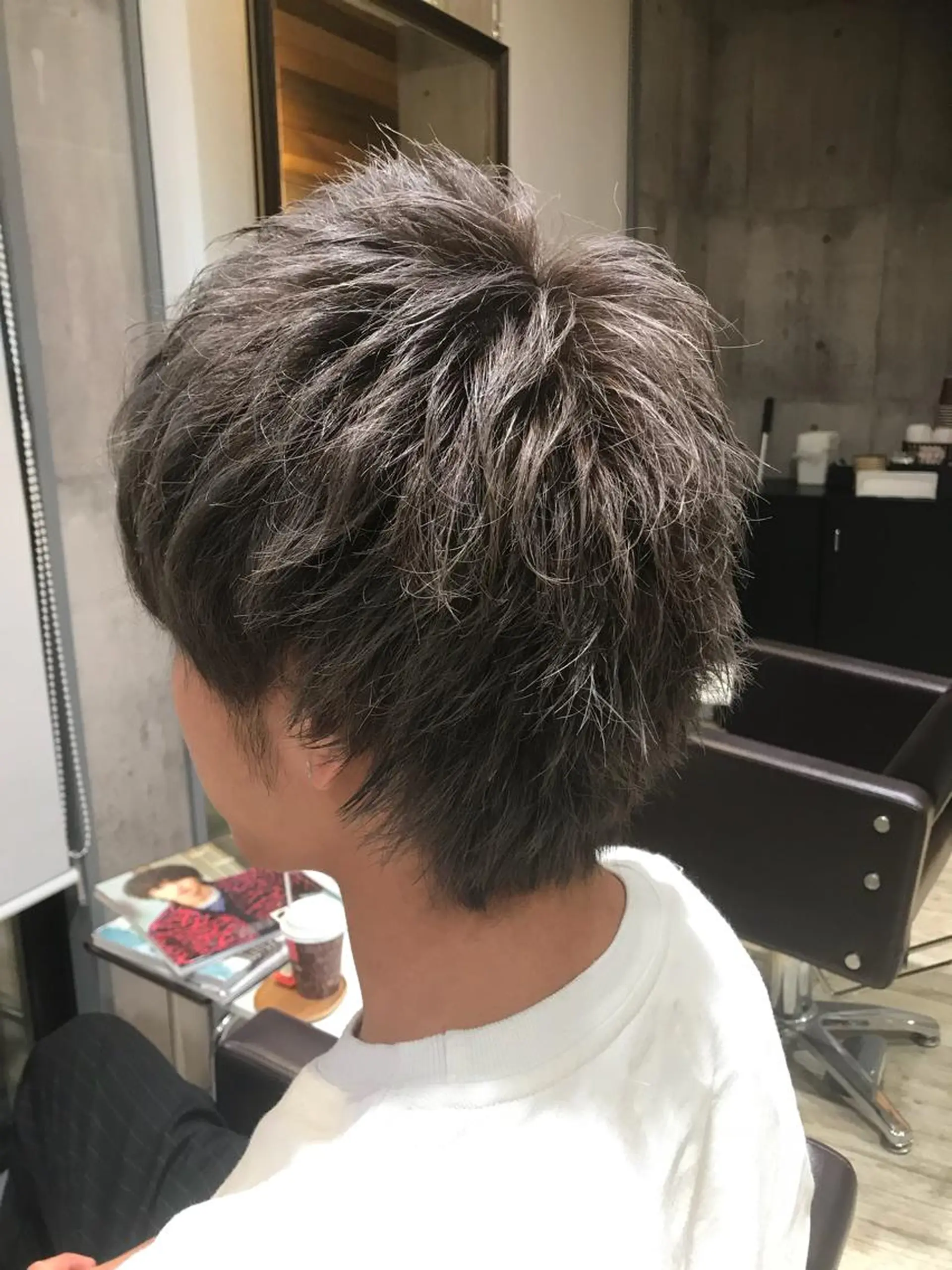 ショート カラー パーマ ヘアアレンジ メンズ キッズ ネイル マツエク・マツパ カット EnBlesS西宮 マンツーマン神道有基のヘアスタイル