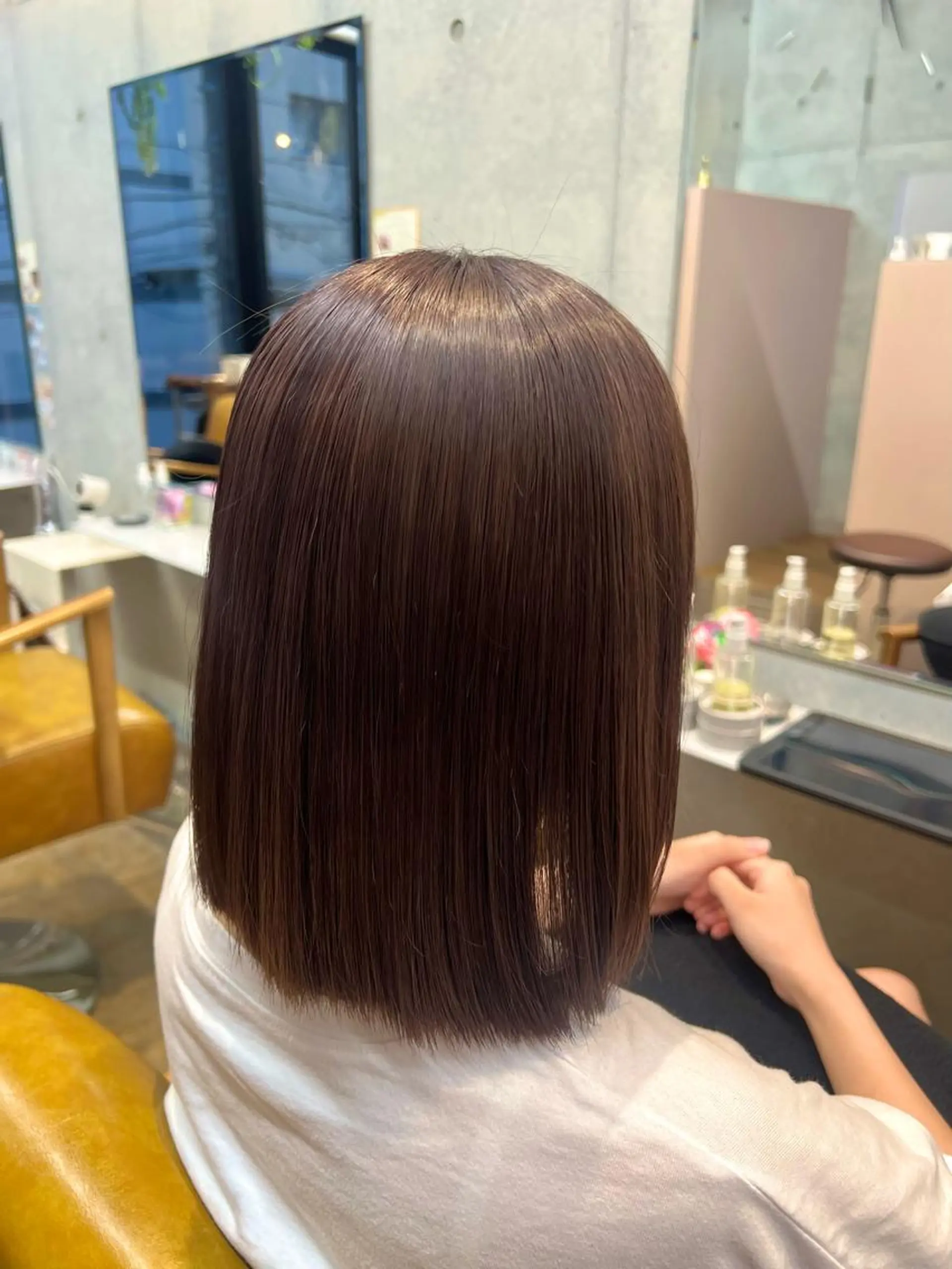 ミディアム カコ/レイヤーカット ヘアアレンジのヘアスタイル