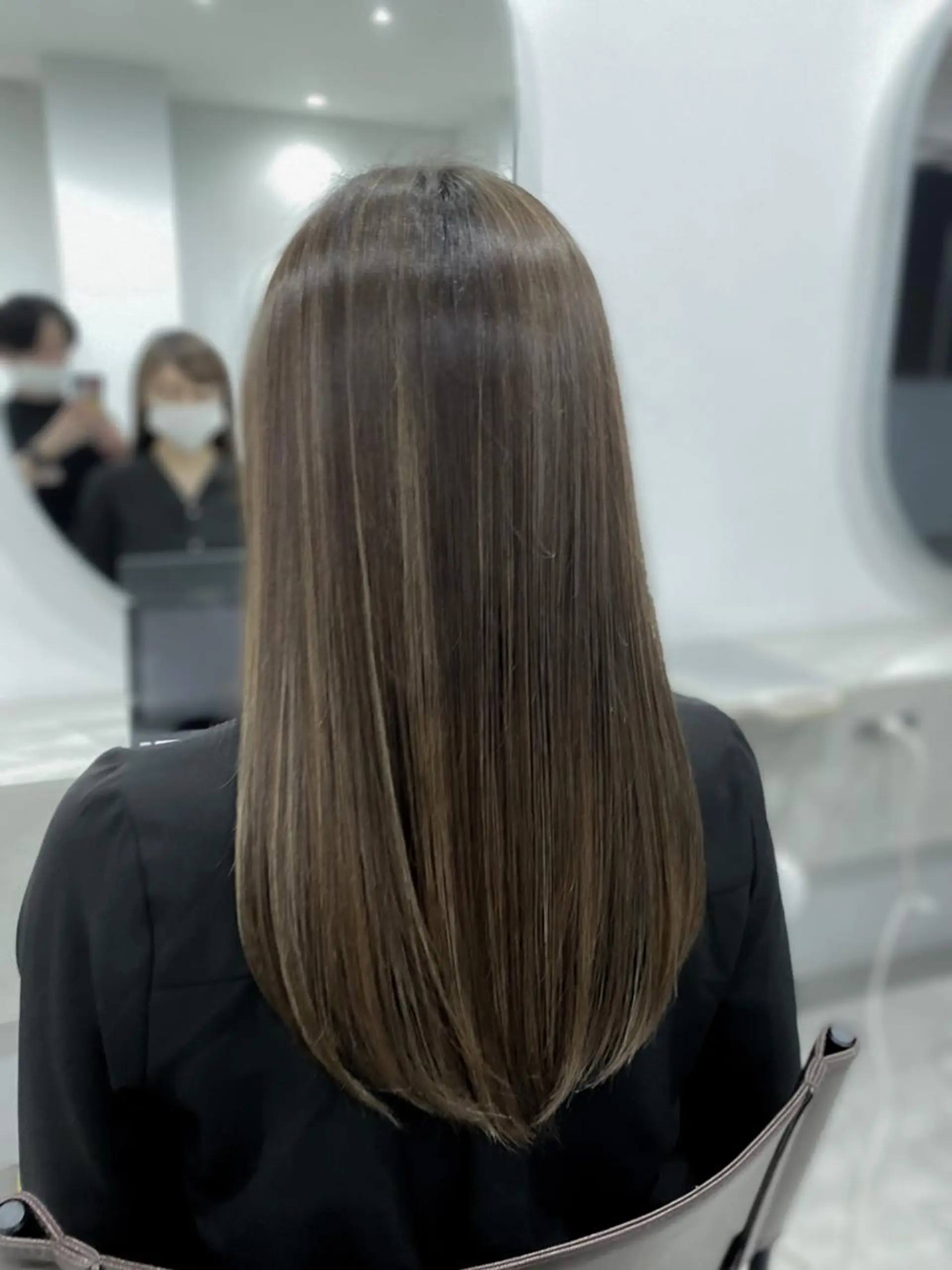 ロング 髪質改善 縮毛矯正 clan五反田所属・髪質改善、縮毛矯正 店長浅野太郎のヘアスタイル