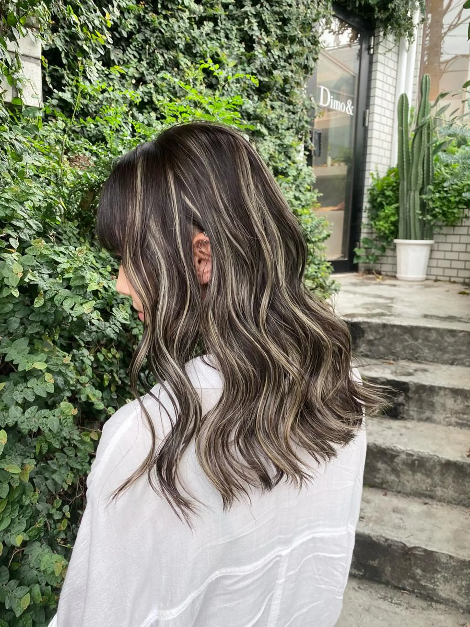 ロング 韓国／ハッシュカット ／透明感カラー／金野のヘアスタイル