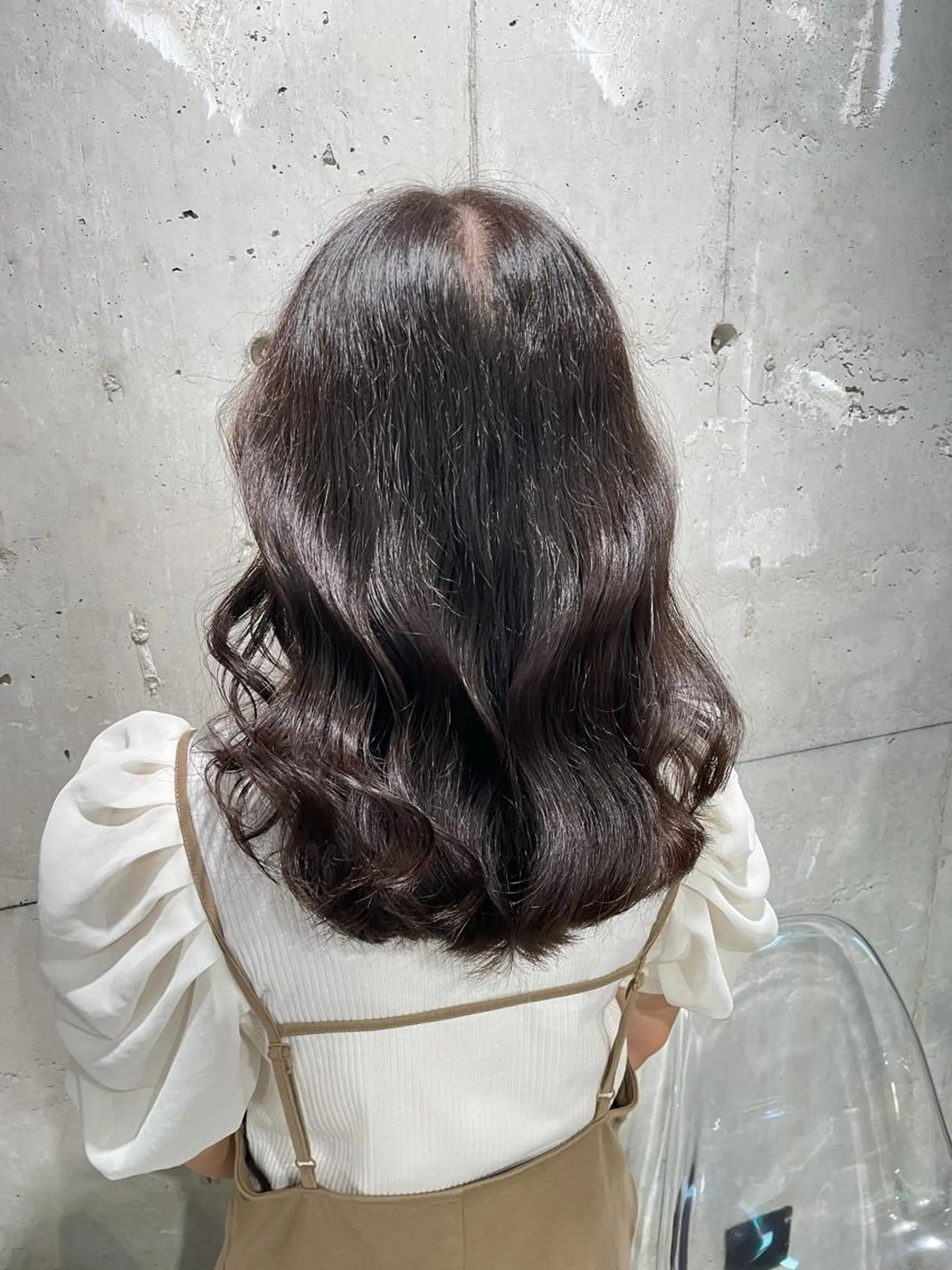 セミロング カラー カット ヘアカラー トリートメント ヘッドスパ ヘアセット ベージュカラー💖 やすひろのヘアスタイル