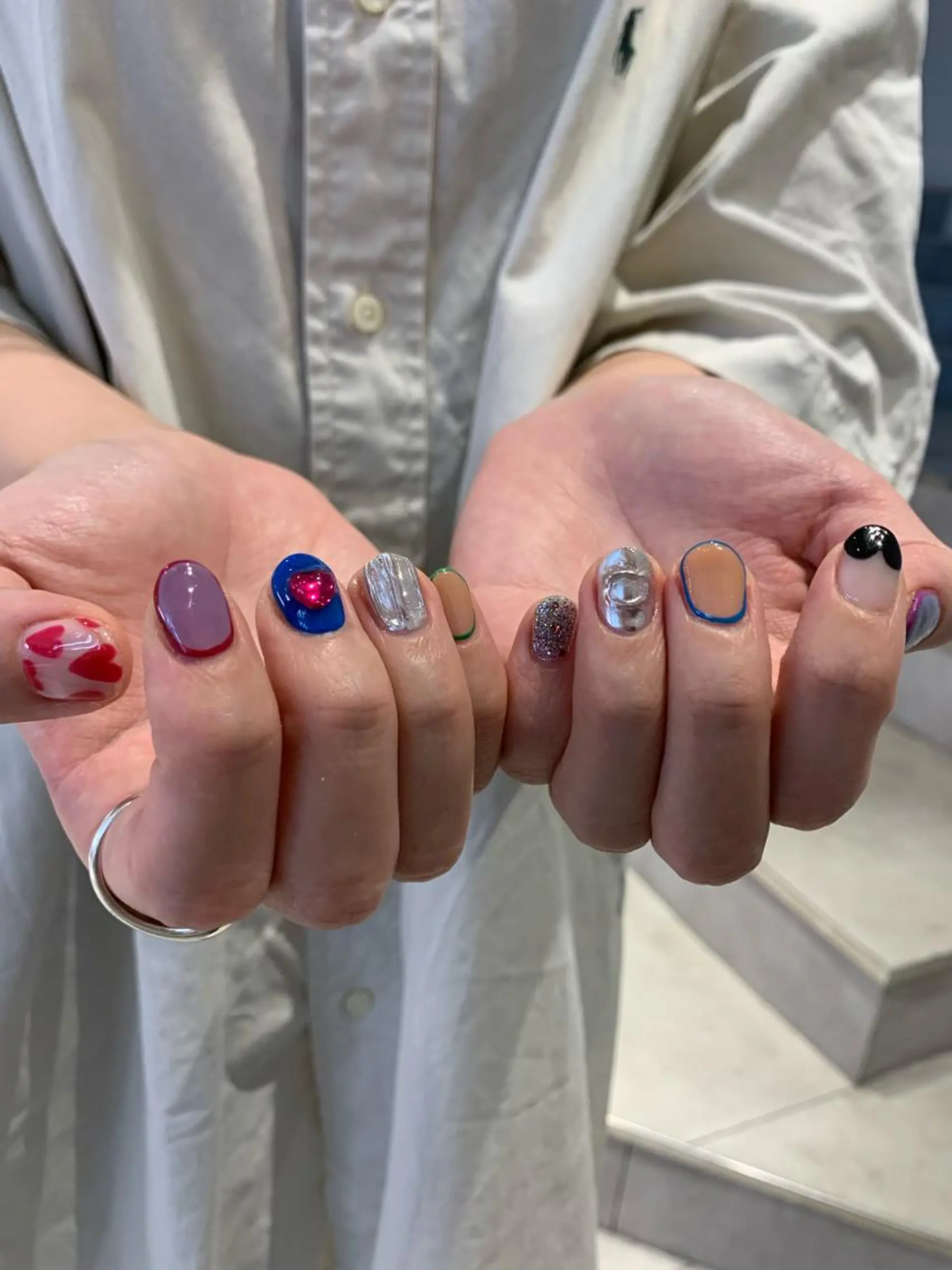 ネイル 【韓国ヘア・ネイル】 HINATA🍒のネイルデザイン