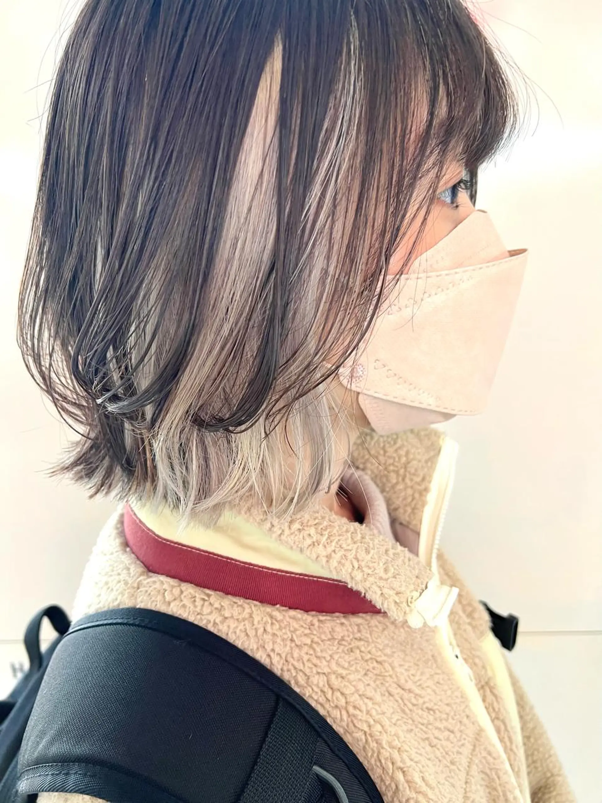 ショート カラー ヘアアレンジ 🧨ブリーチー×ボブ レイヤー💎じゅえるのヘアスタイル