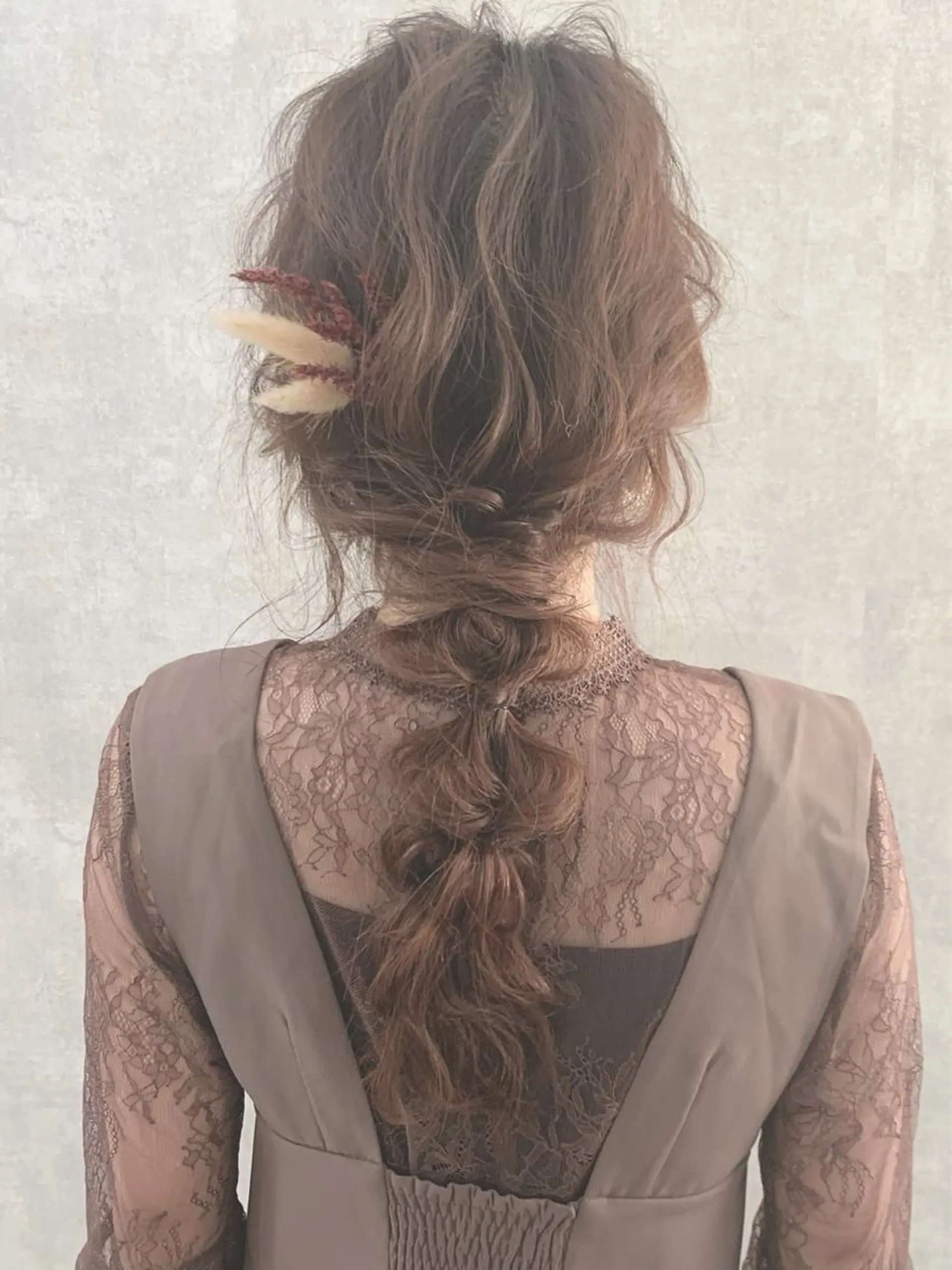 セミロング ハイライト 髪質改善 レイヤーカット トリートメント 小林 正樹のヘアスタイル