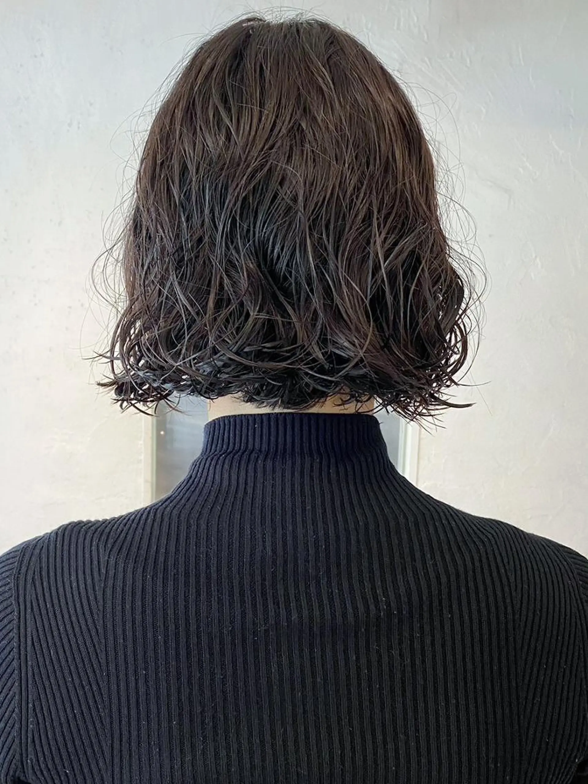 ミディアム カラー パーマ ヘアアレンジ ミディアムパーマ ボブ カット ヘアカラー トリートメント ITbyALBUM 中野店のヘアスタイル