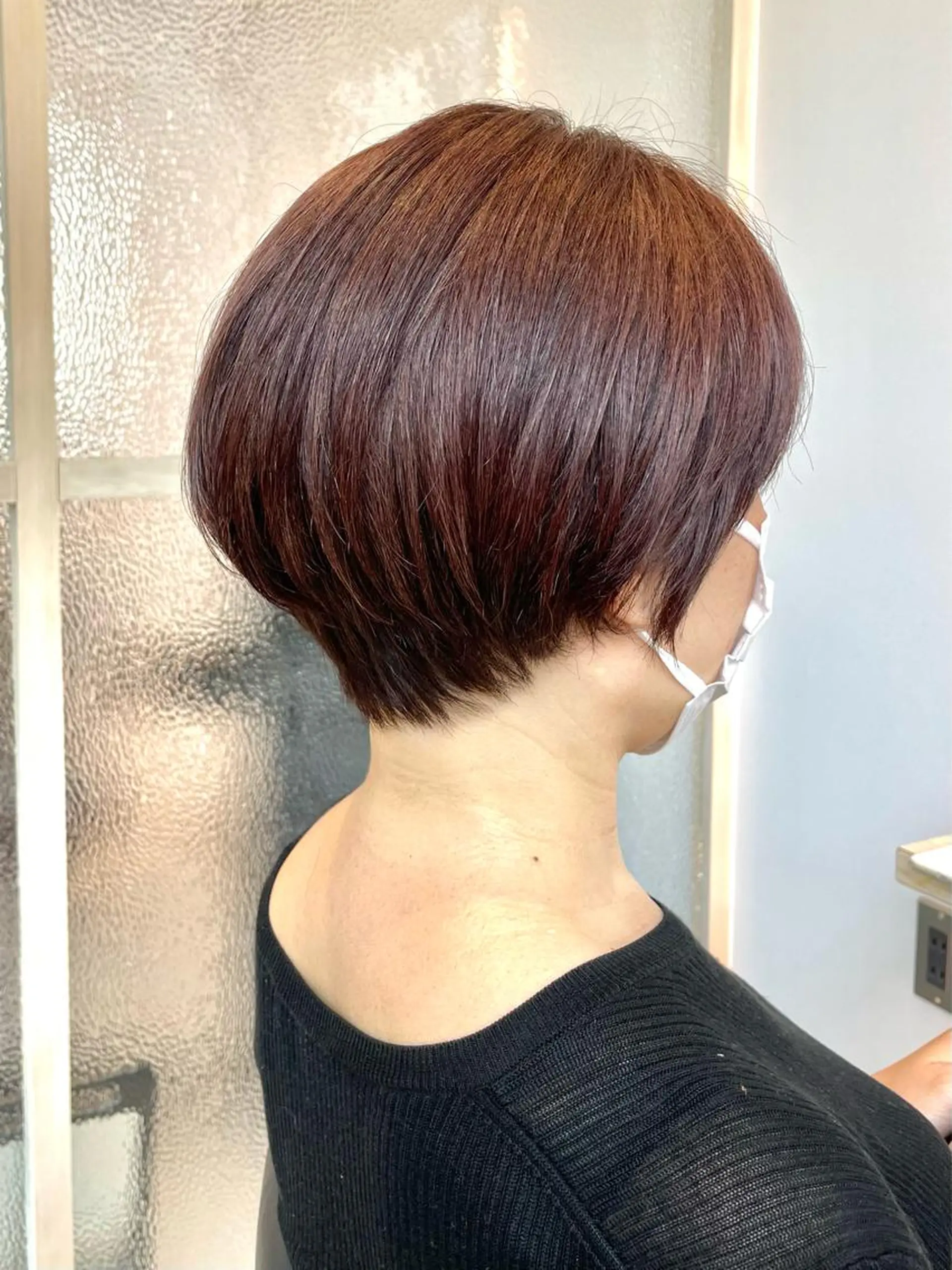 ショート カラー ショートヘア カット パーマ ヘッドスパ モデルさん募集中IT byALBUM八王子のヘアスタイル