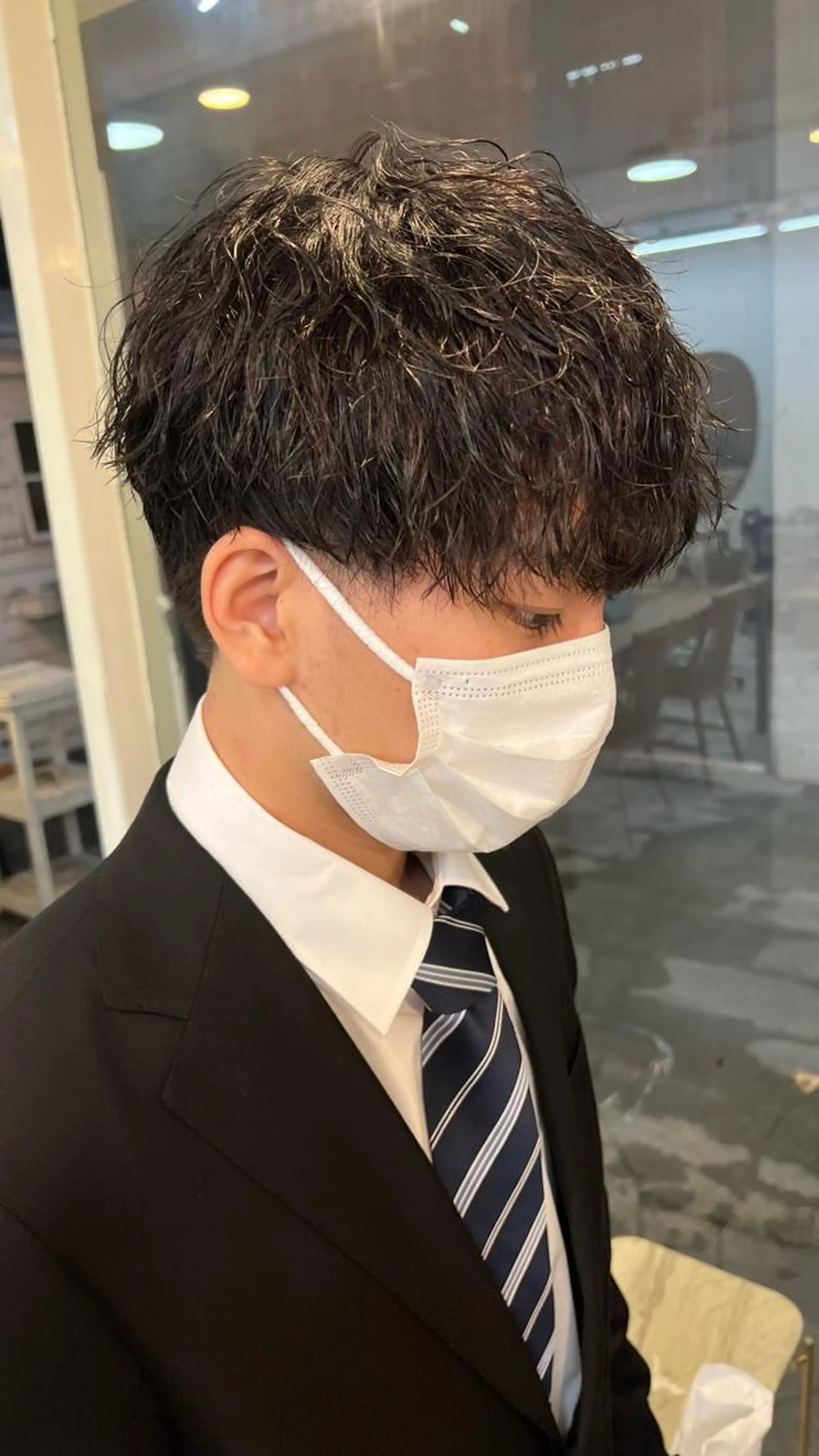 パーマ メンズ カット パーマ 🔥メンズ特化🔥 永瀬椋のヘアスタイル