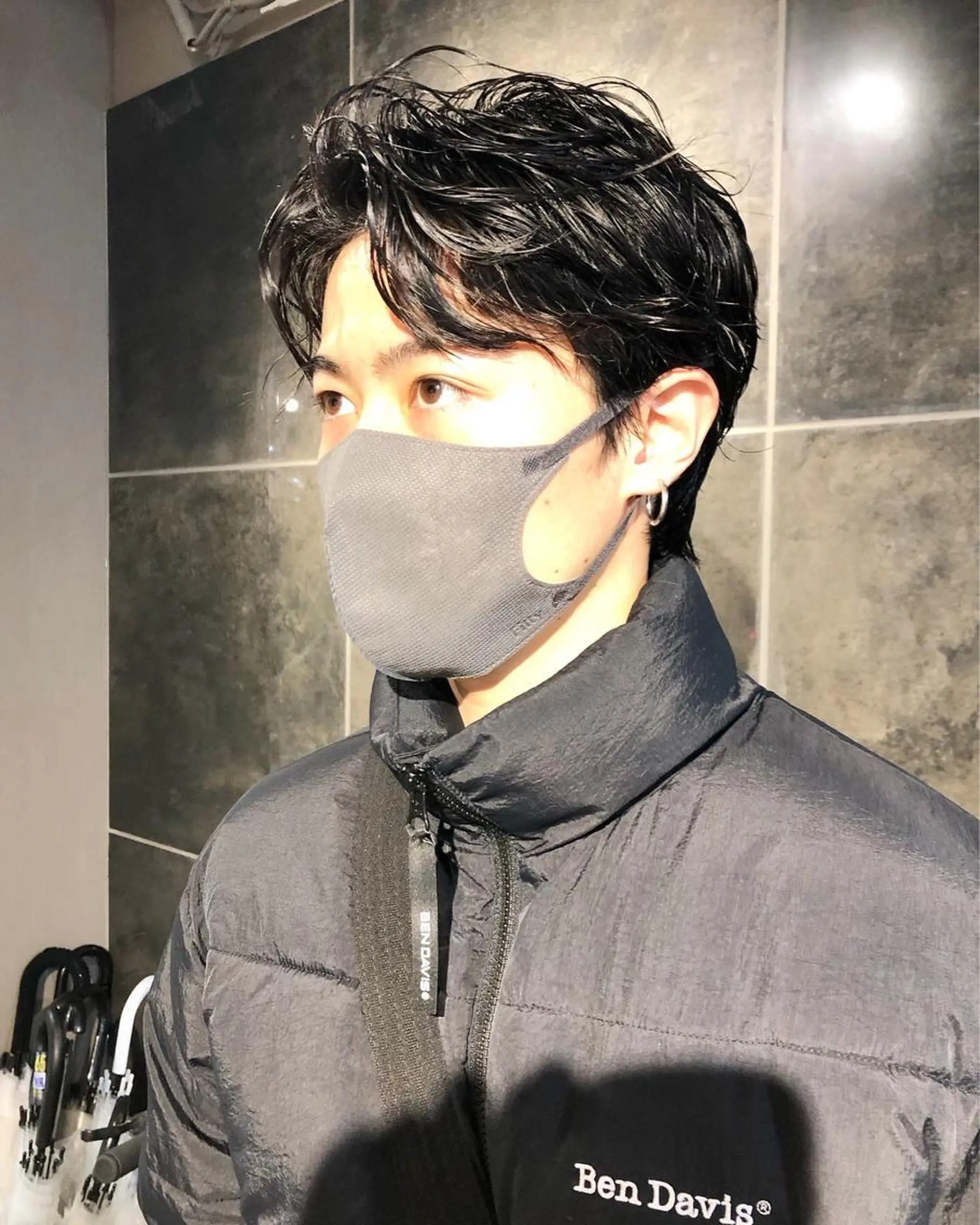 ヘアアレンジ メンズ メンズ韓国風 メンズパーマ 刈り上げ カット トリートメント ヘアセット メンズ特化✂️栗原 侑也のヘアスタイル