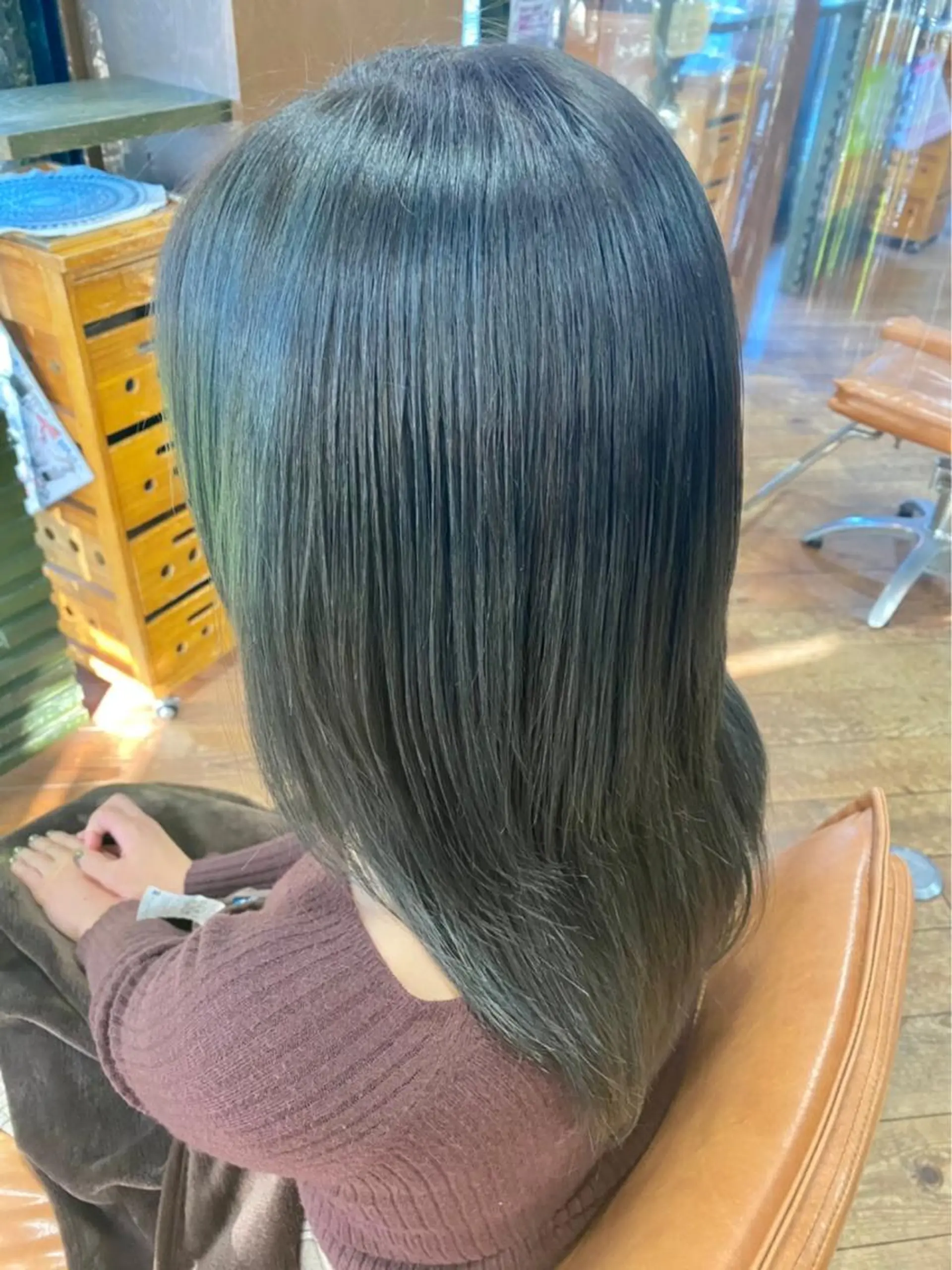 ロング カラー 藤本 あすかのヘアスタイル