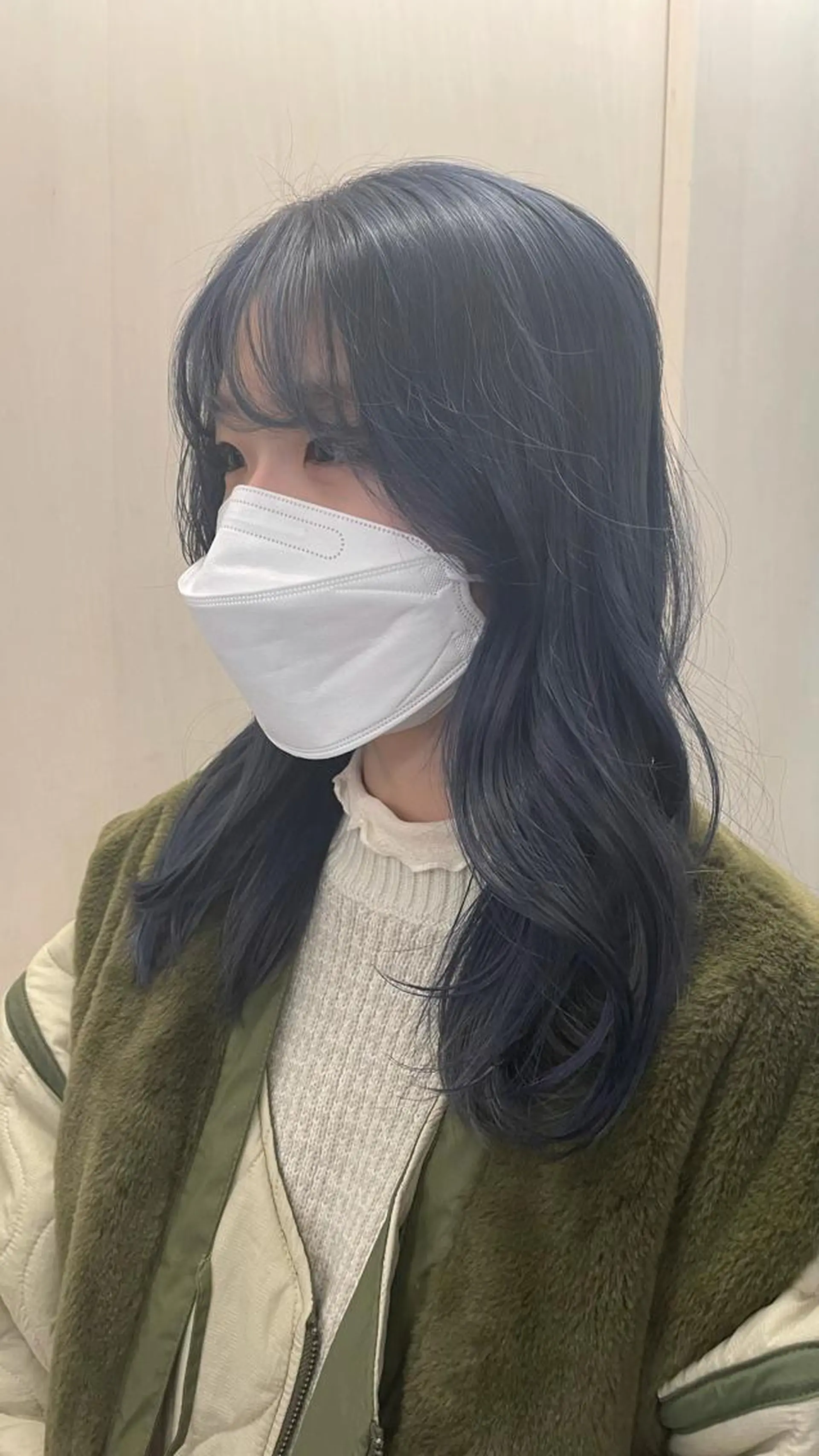 カラー ネイビーカラー カット ヘアカラー トリートメント レイヤー/メンズ /佐藤あいら🧳👔のヘアスタイル