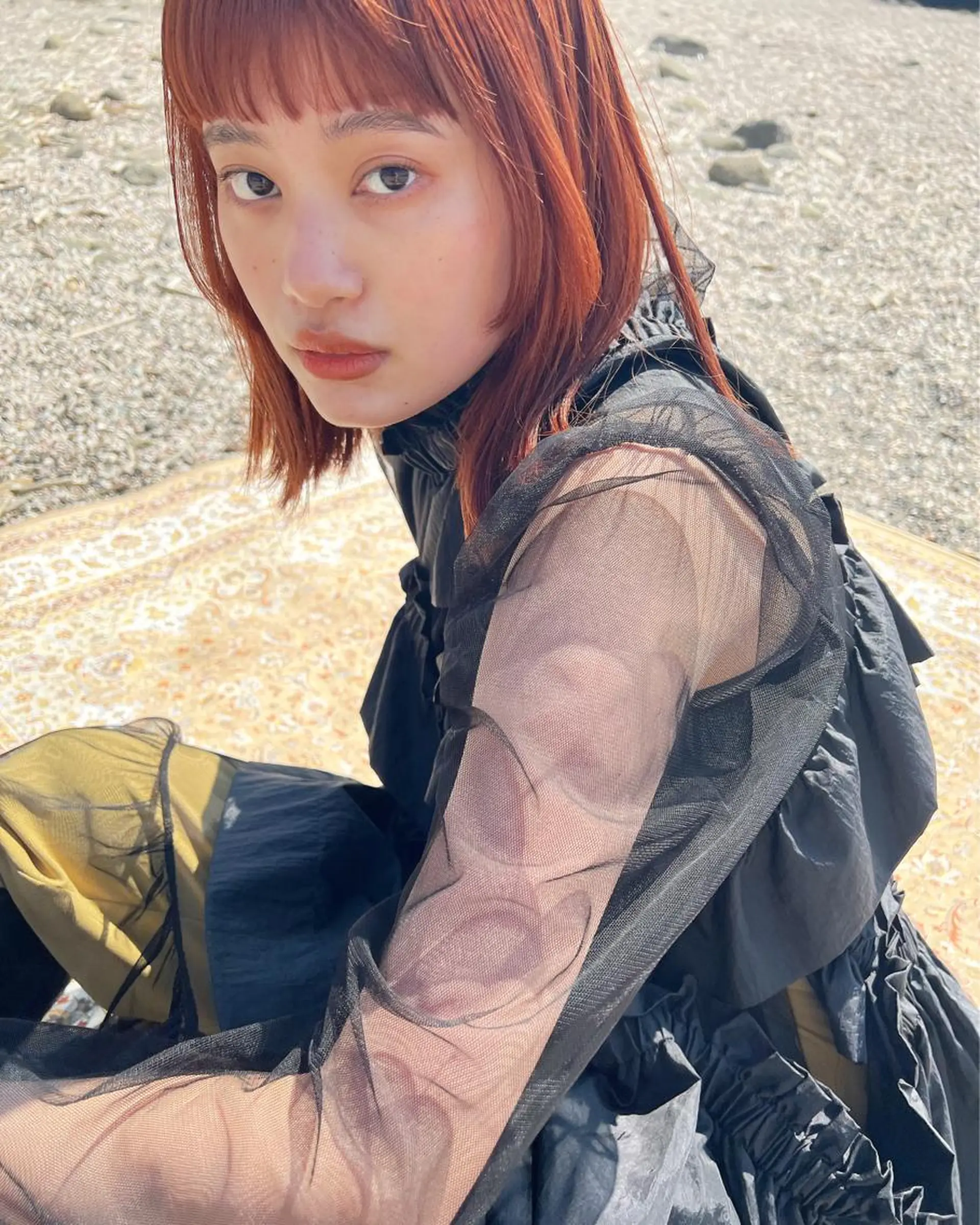 ミディアム カラー 圧倒的デザイン力 店長🎨RENAのヘアスタイル