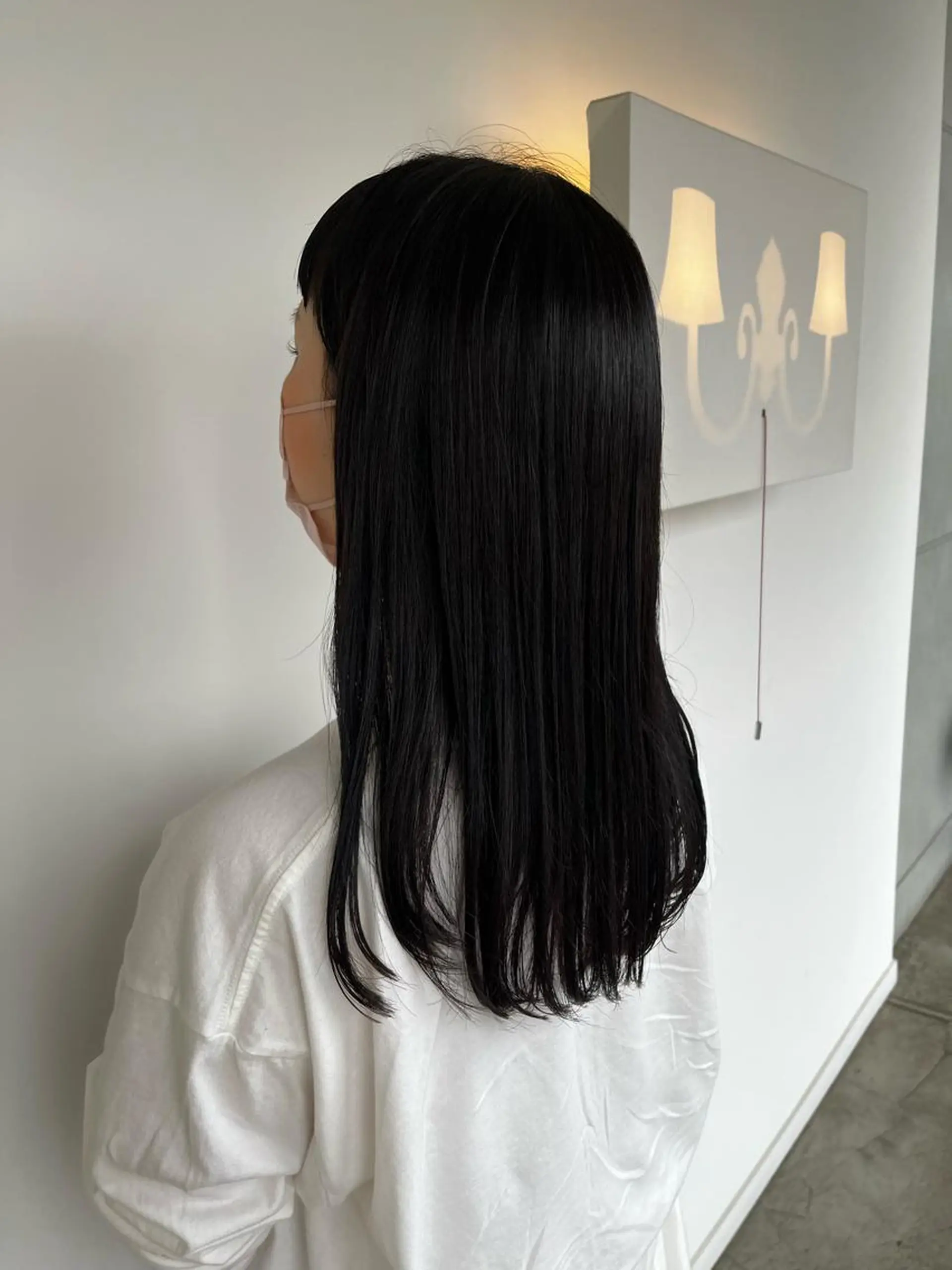 ミディアム おせ ちさとのヘアスタイル