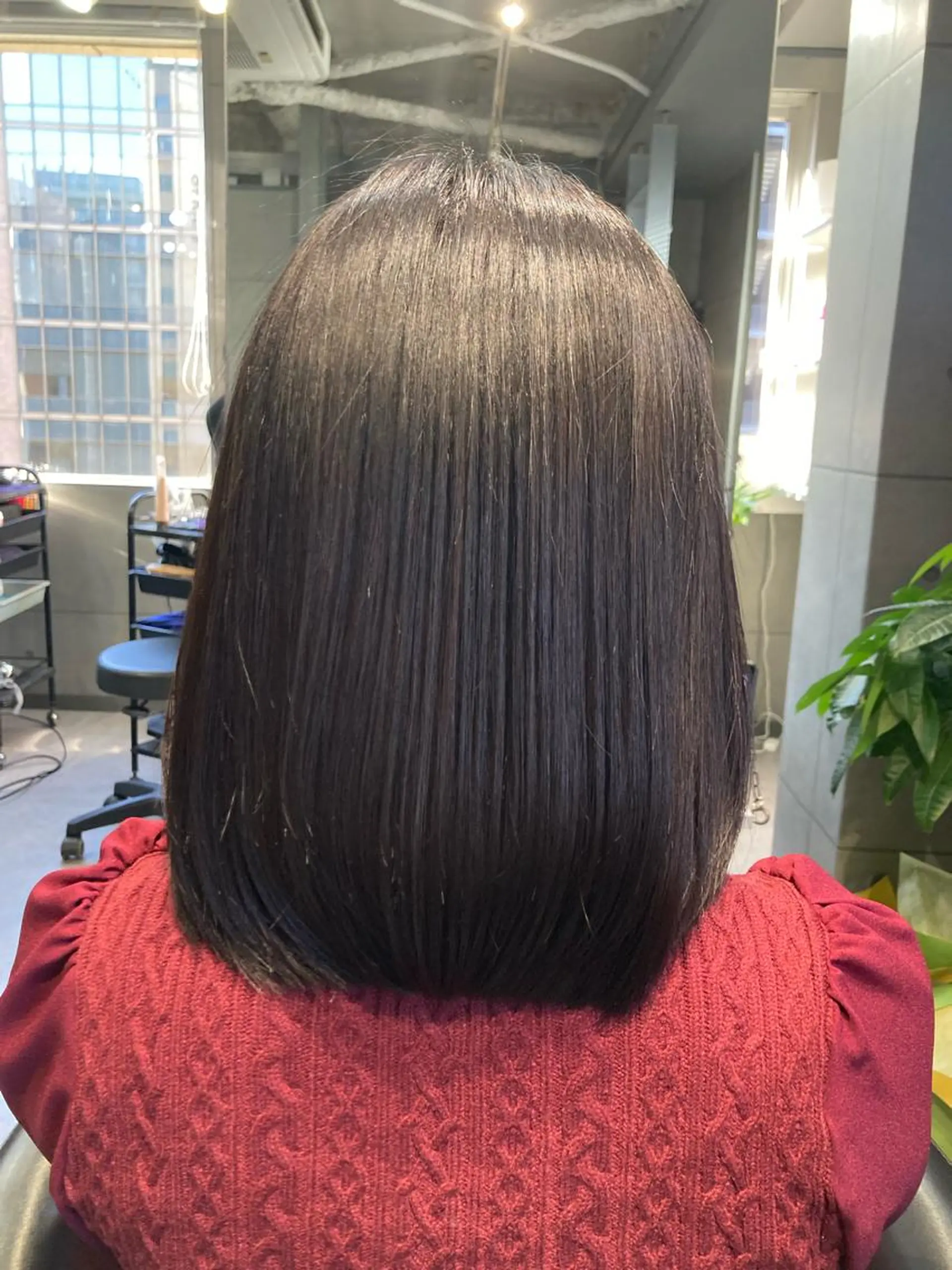 ミディアム トリートメント 髪質改善☺︎縮毛矯正 ふじい まりんのヘアスタイル